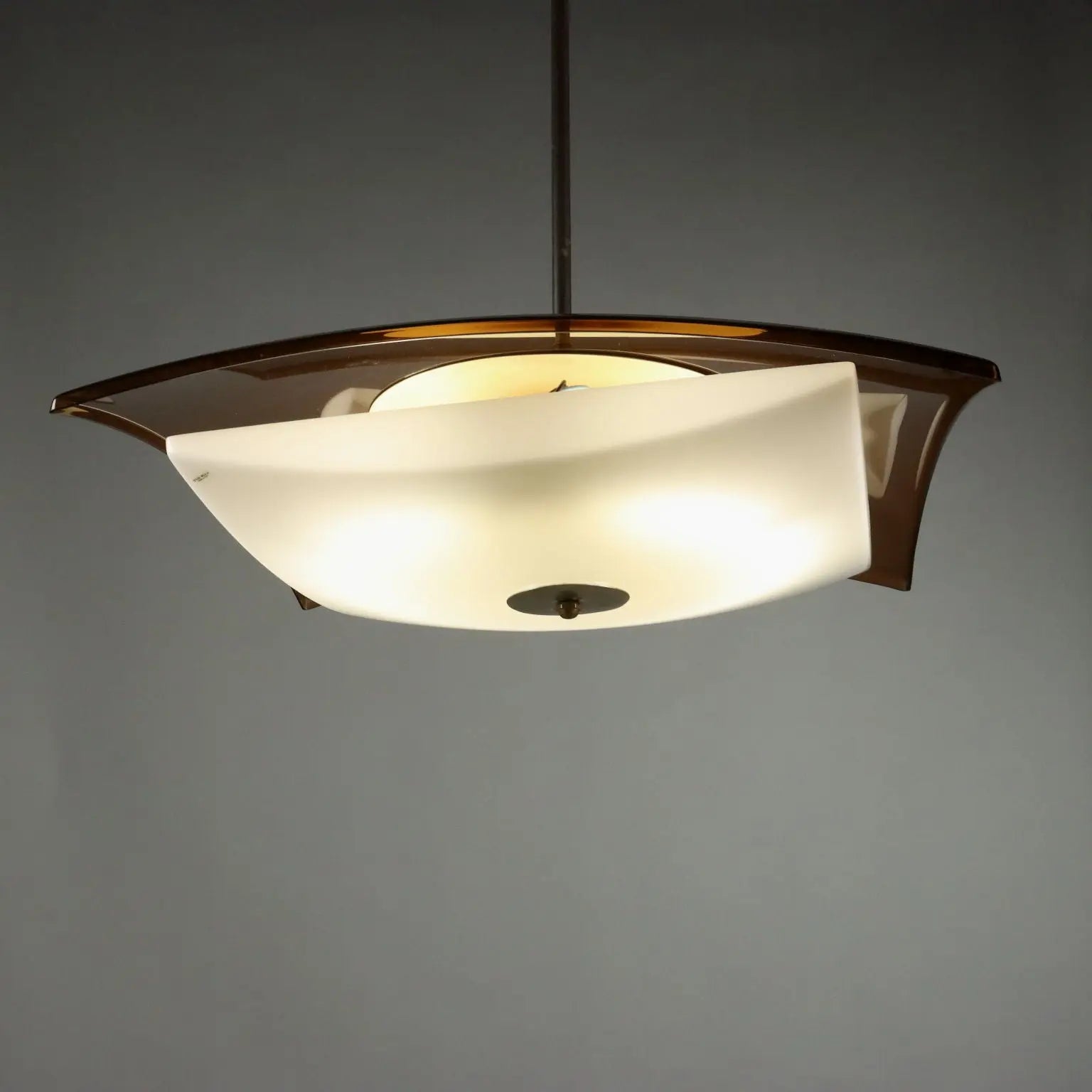 Vintage 1960s Stilux Ceiling Lamp Methacrylate | Modernism | Lighting