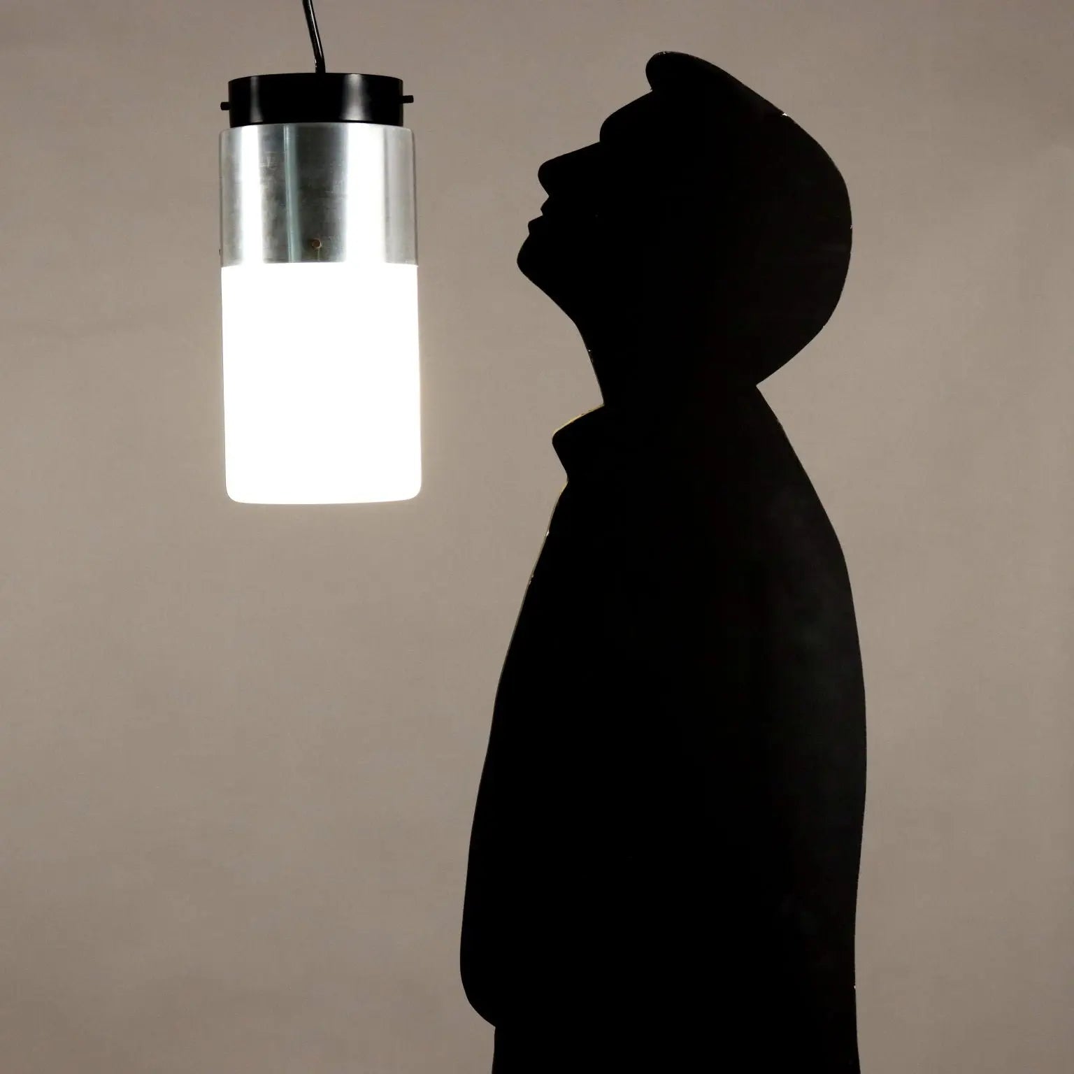 Vintage Stilnovo Ceiling Lamp Aluminium Italy 1960s | Modernism | Lighting