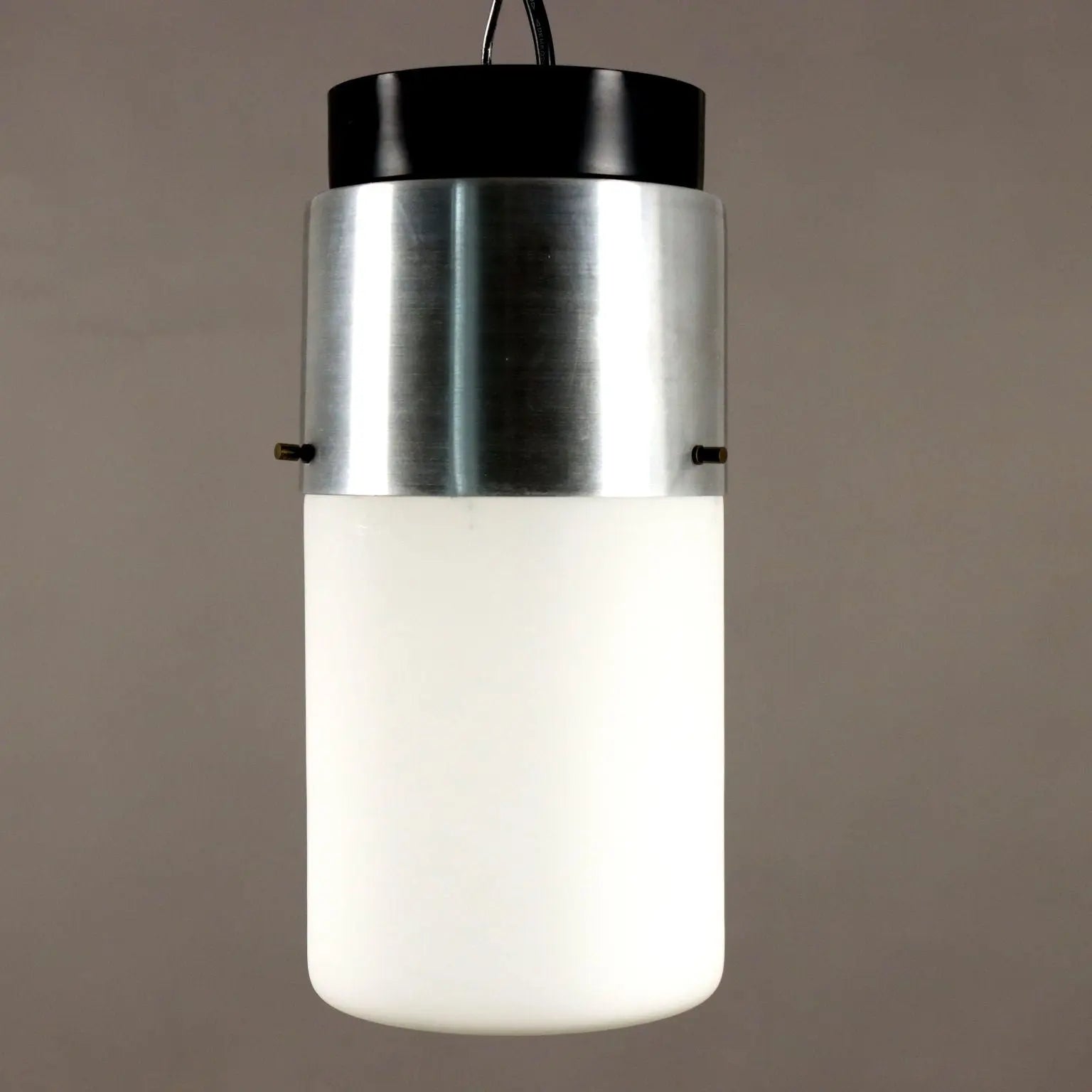 Vintage Stilnovo Ceiling Lamp Aluminium Italy 1960s | Modernism | Lighting