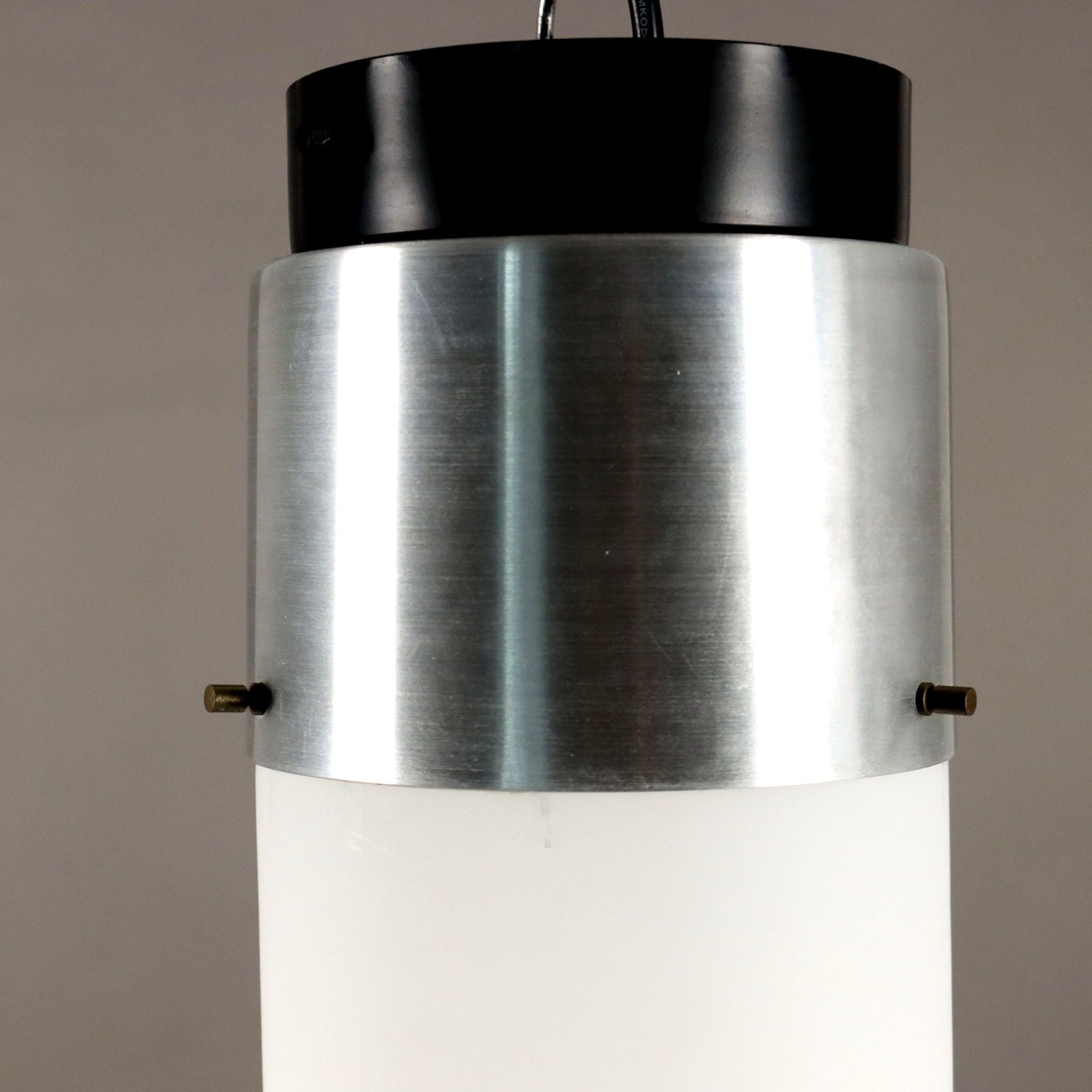 Vintage Stilnovo Ceiling Lamp Aluminium Italy 1960s | Modernism  Lighting