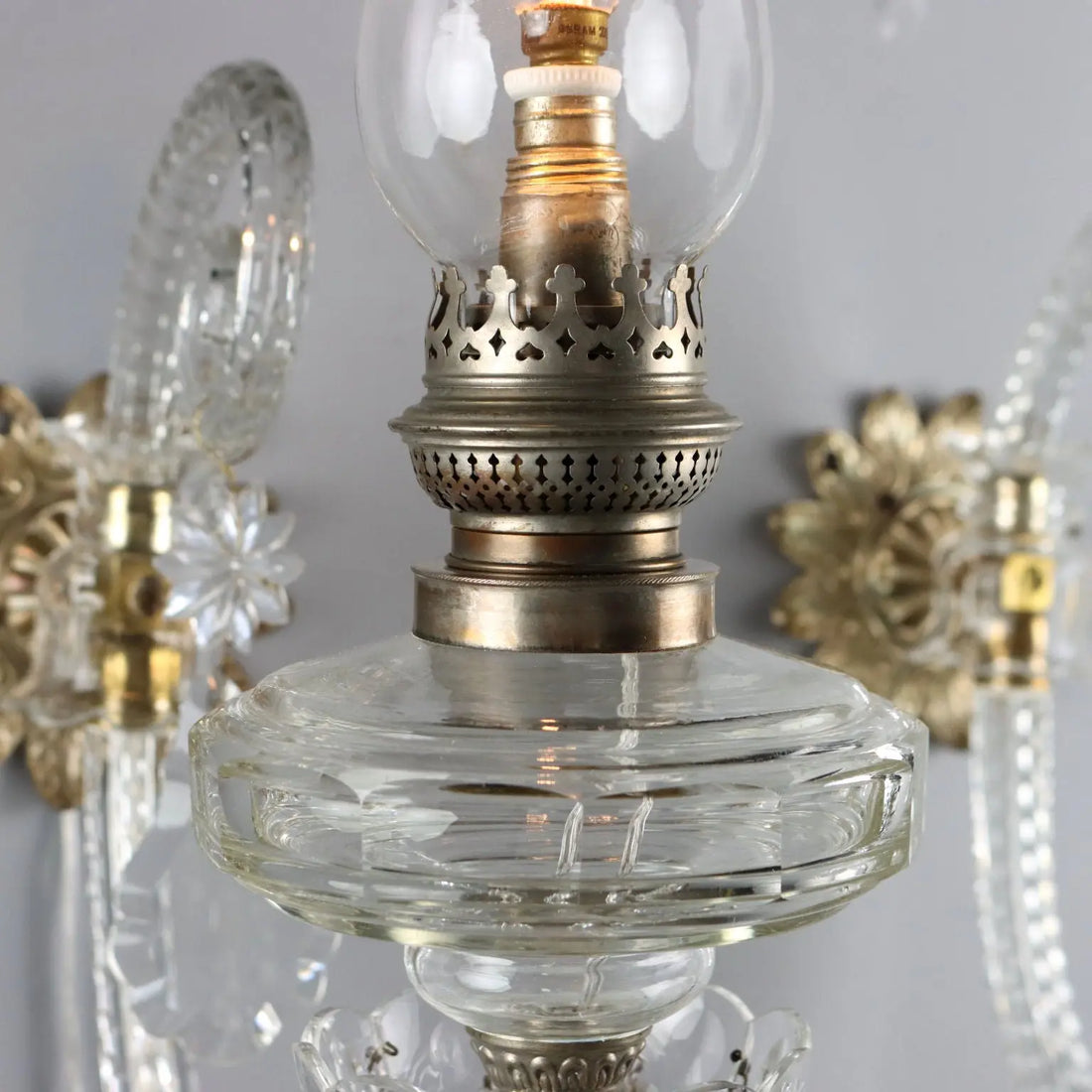 Antique Wall Lamps Crystal Glass Italy XX Century - Italy, XX Century | Modernism | Lighting