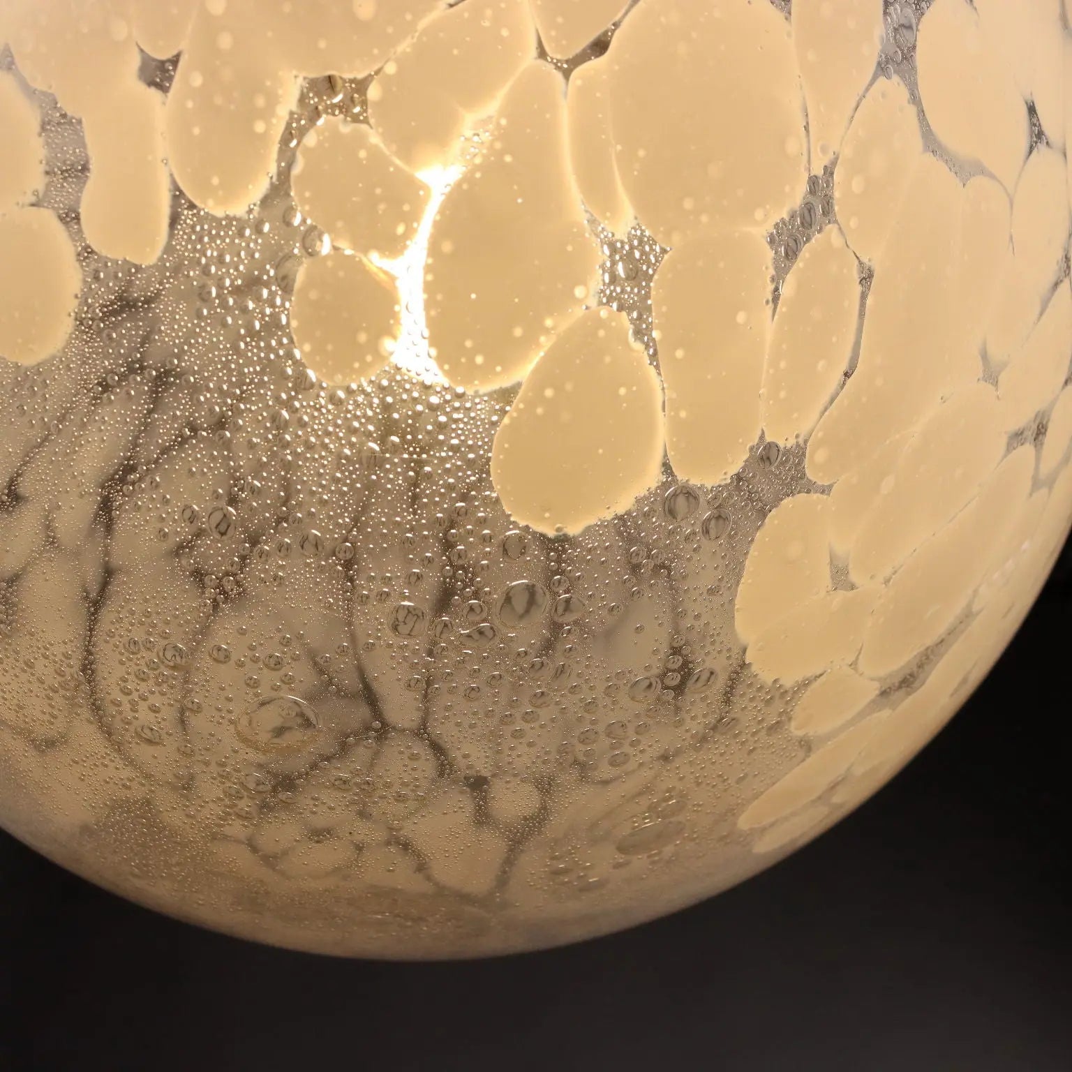 Vintage Ceiling Lamp Metal Blown Glass Italy 1960s-1970s | Modernism | Lighting