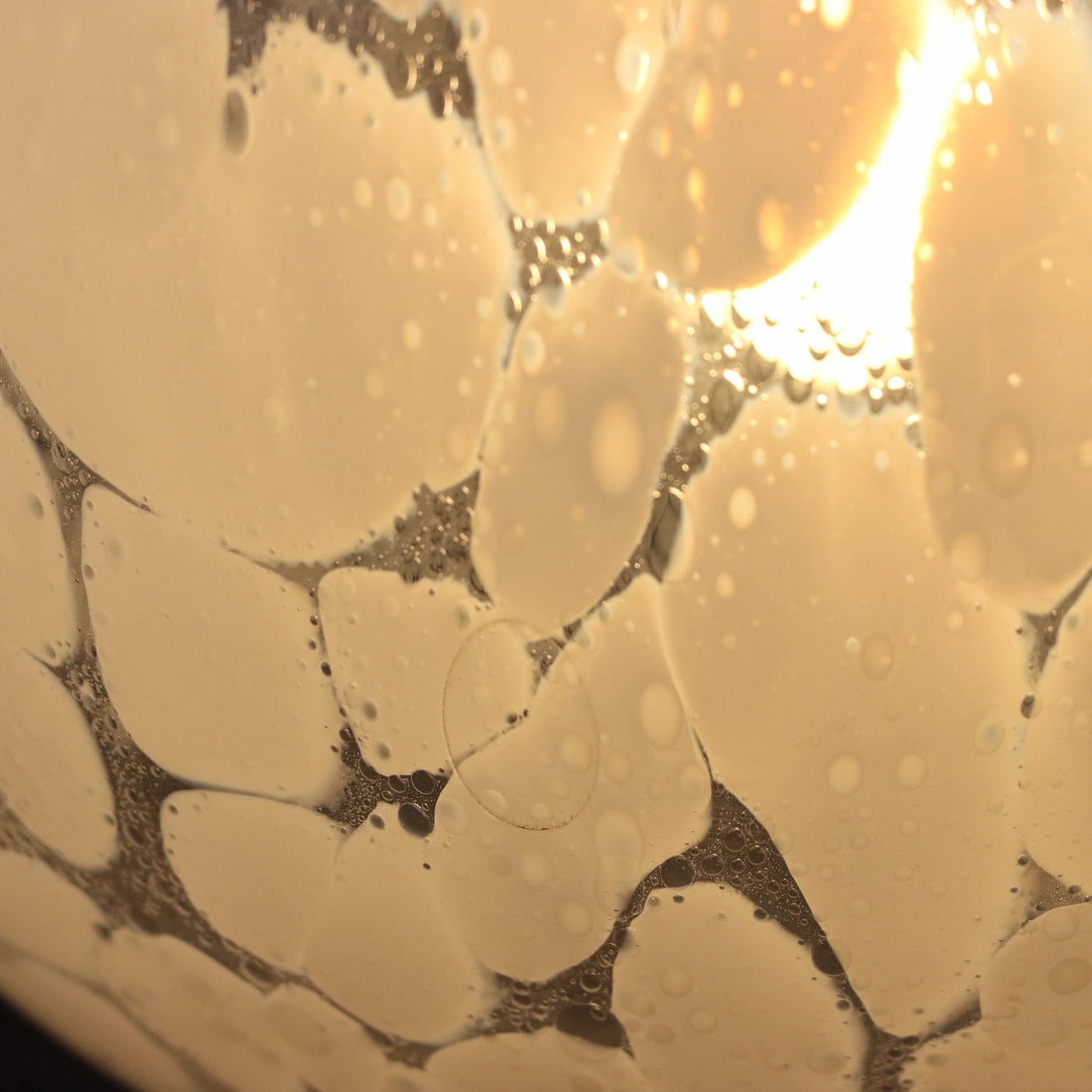 Vintage Ceiling Lamp Metal Blown Glass Italy 1960s-1970s | Modernism  Lighting