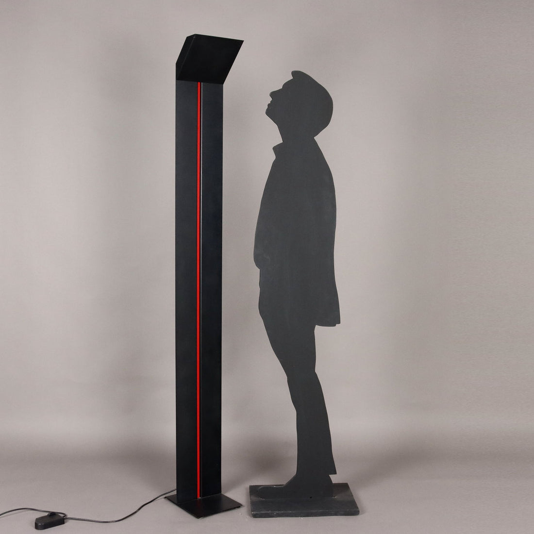 Vintage Floor Lamp Metal Italy 1980s | Modernism  Lighting