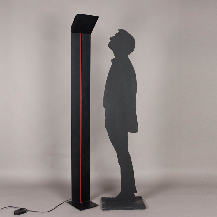 Vintage Floor Lamp Metal Italy 1980s | Modernism  Lighting