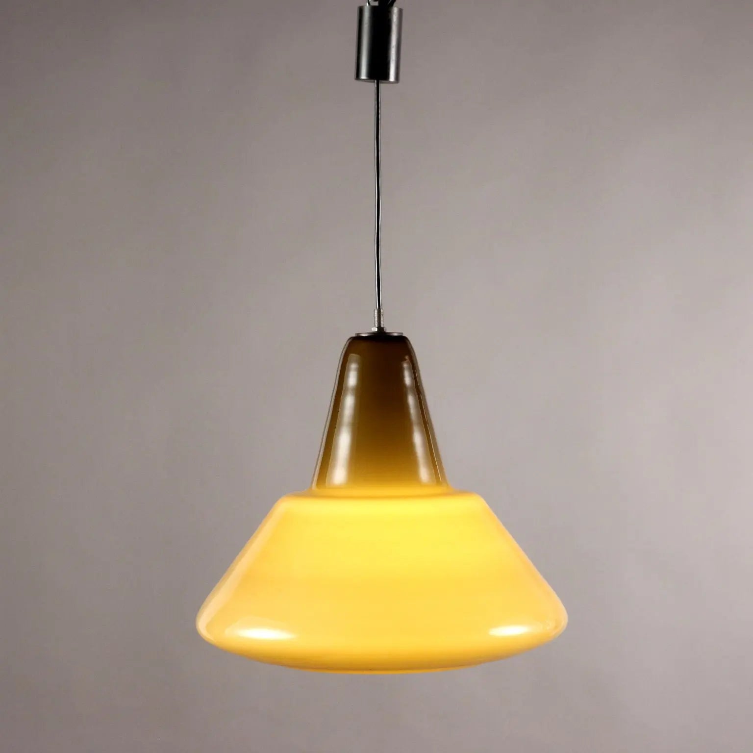Vintage Ceiling Lamp Colored Glass Italy 1960s | Modernism | Lighting