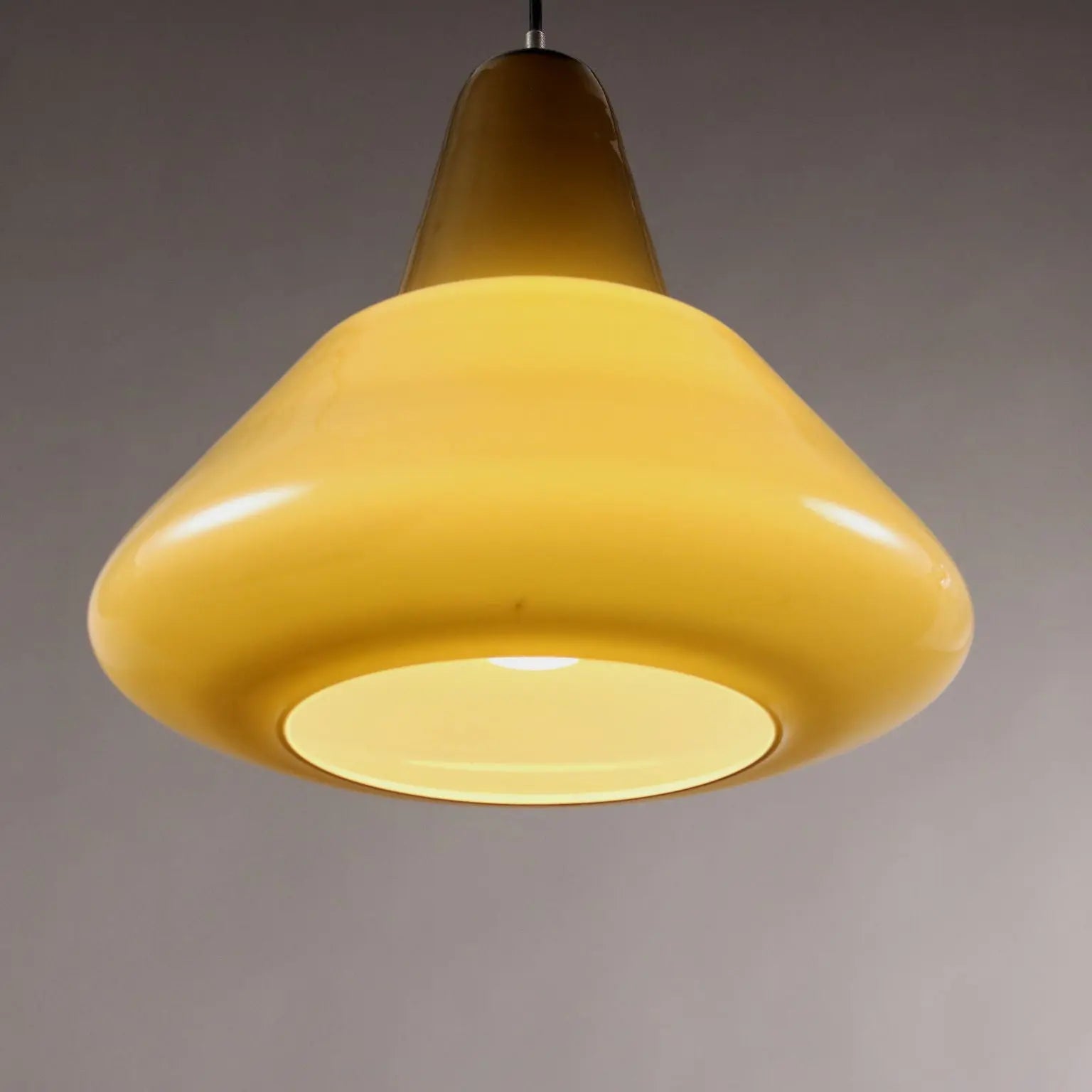 Vintage Ceiling Lamp Colored Glass Italy 1960s | Modernism | Lighting
