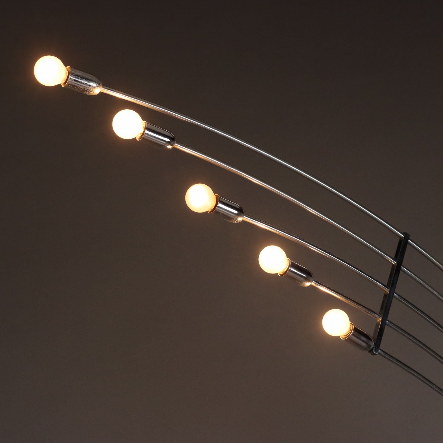 Vintage Floor Lamp Aluminium Metal Italy 1970s-1980s | Modernism  Lighting