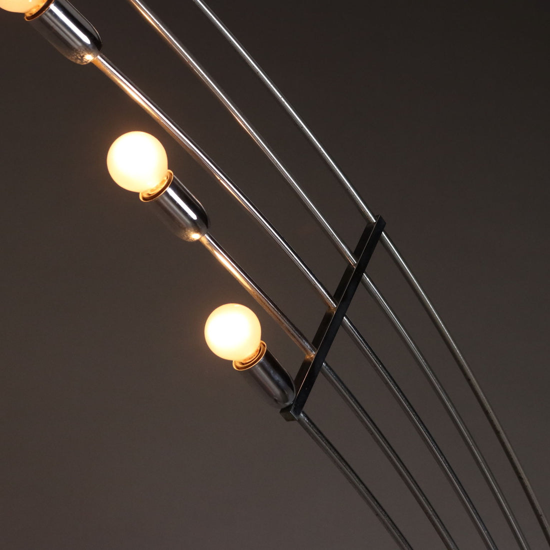 Vintage Floor Lamp Aluminium Metal Italy 1970s-1980s | Modernism  Lighting