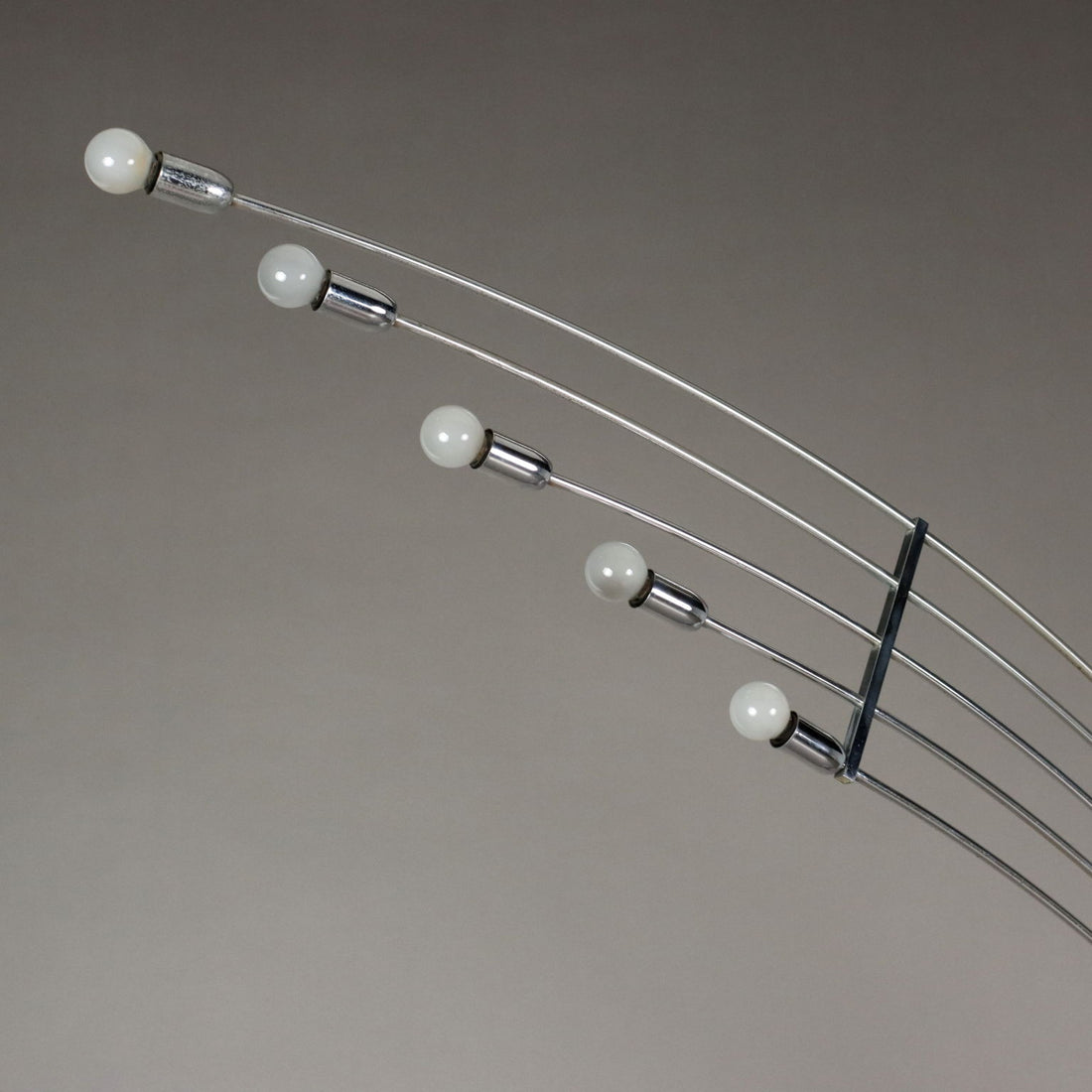 Vintage Floor Lamp Aluminium Metal Italy 1970s-1980s | Modernism  Lighting