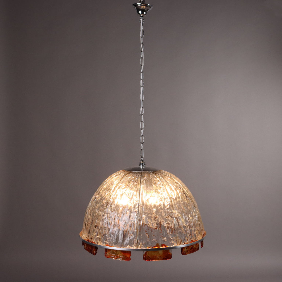 Vintage Ceiling Lamp Coloured Glass Italy 1970s | Modernism  Lighting