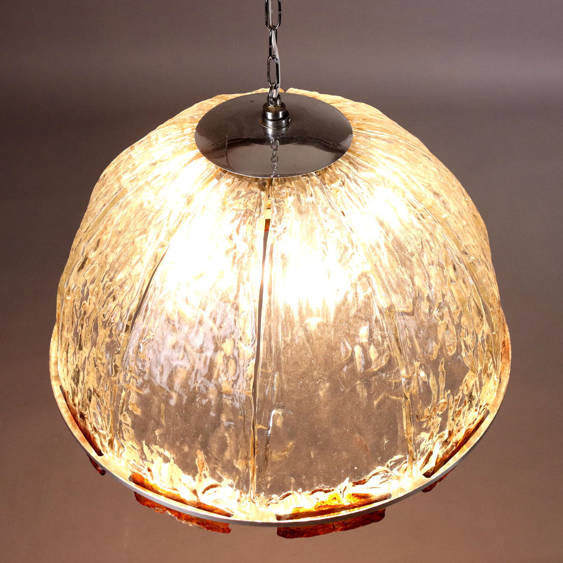Vintage Ceiling Lamp Coloured Glass Italy 1970s | Modernism  Lighting