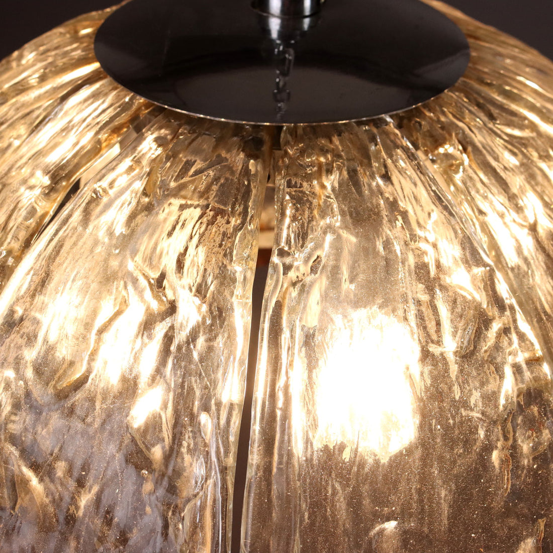 Vintage Ceiling Lamp Coloured Glass Italy 1970s | Modernism  Lighting