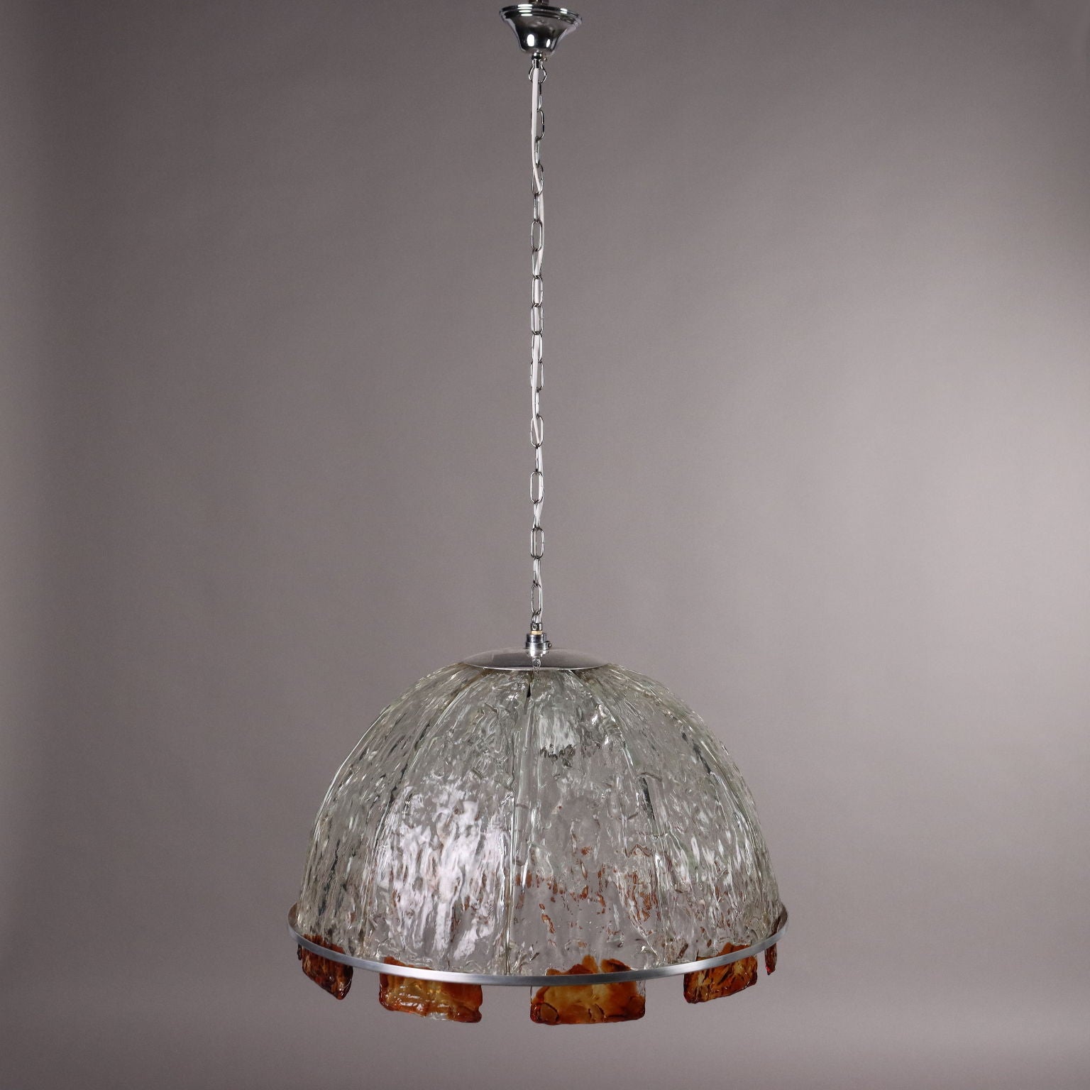 Vintage Ceiling Lamp Coloured Glass Italy 1970s | Modernism  Lighting