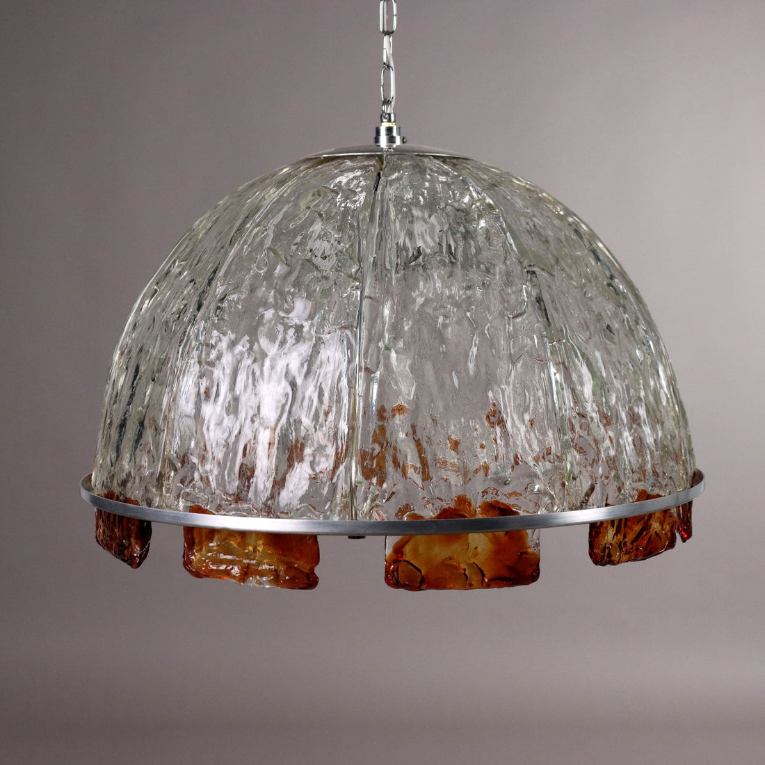 Vintage Ceiling Lamp Coloured Glass Italy 1970s | Modernism  Lighting
