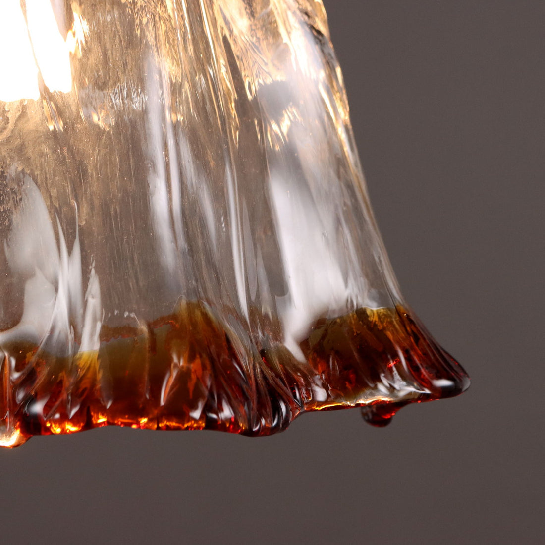 Vintage Ceiling Lamp Brass Glass Italy 1980s | Modernism  Lighting