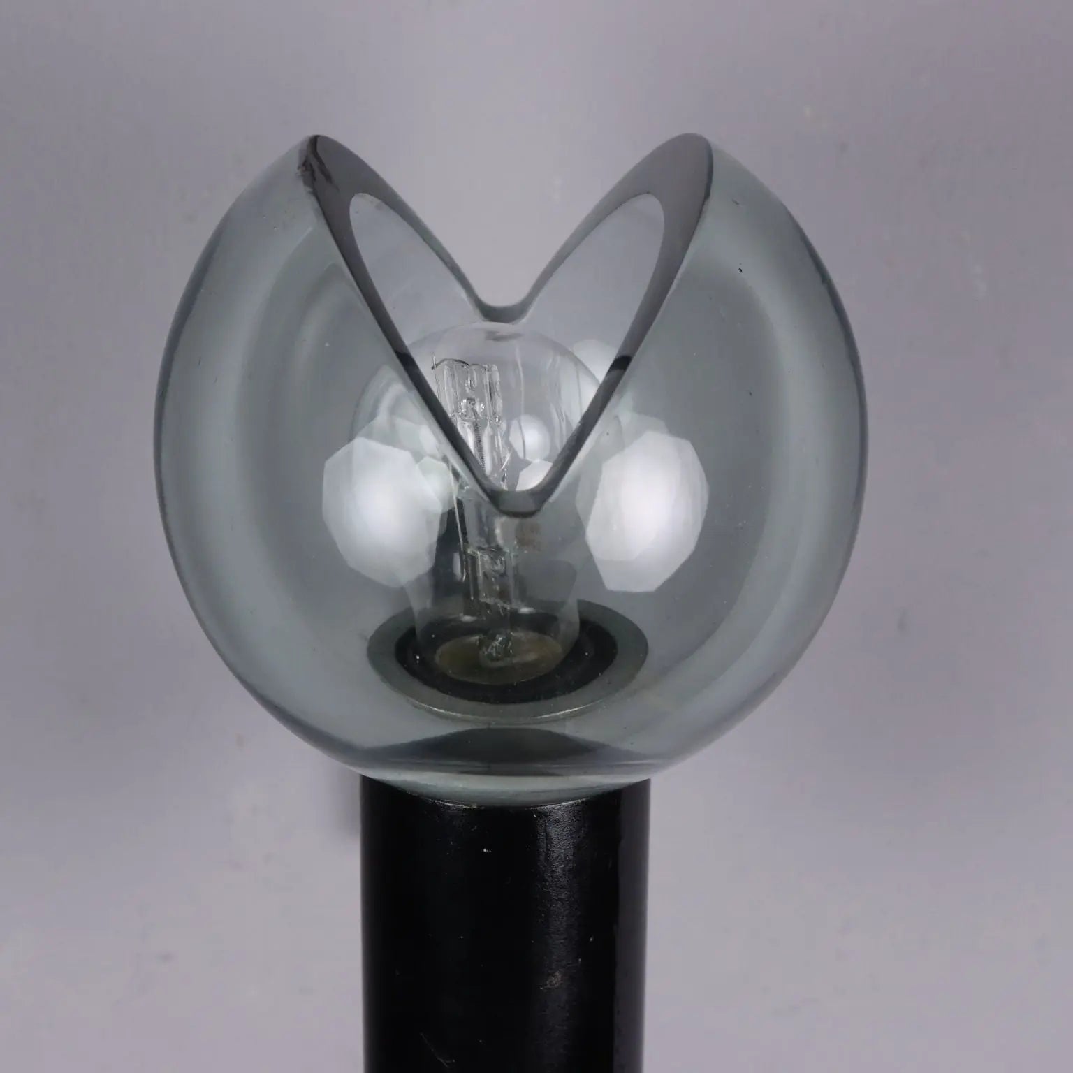 Vintage Wall Lamp Glass Aluminium Italy 1960s | Modernism | Lighting