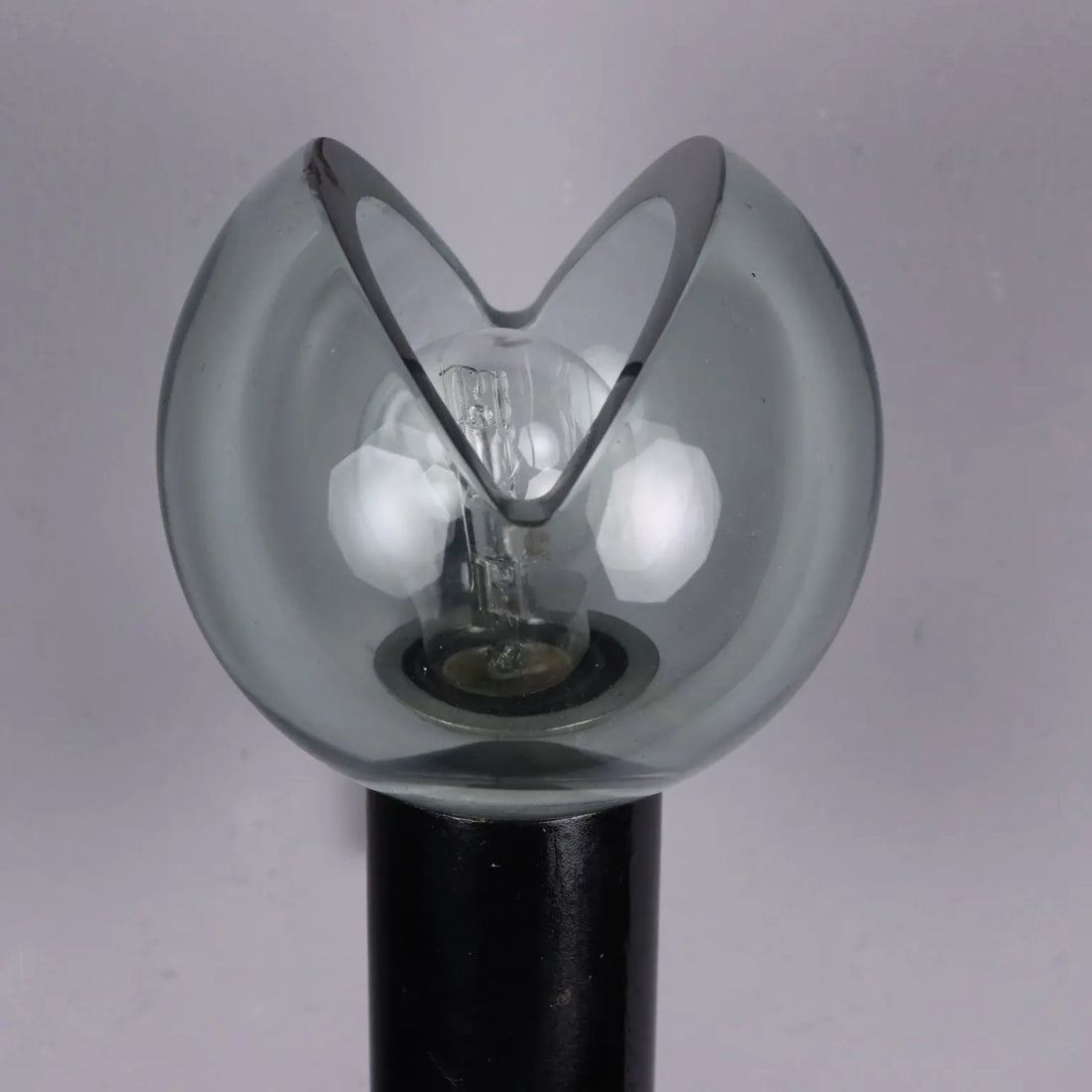 Vintage Wall Lamp Glass Aluminium Italy 1960s | Modernism | Lighting