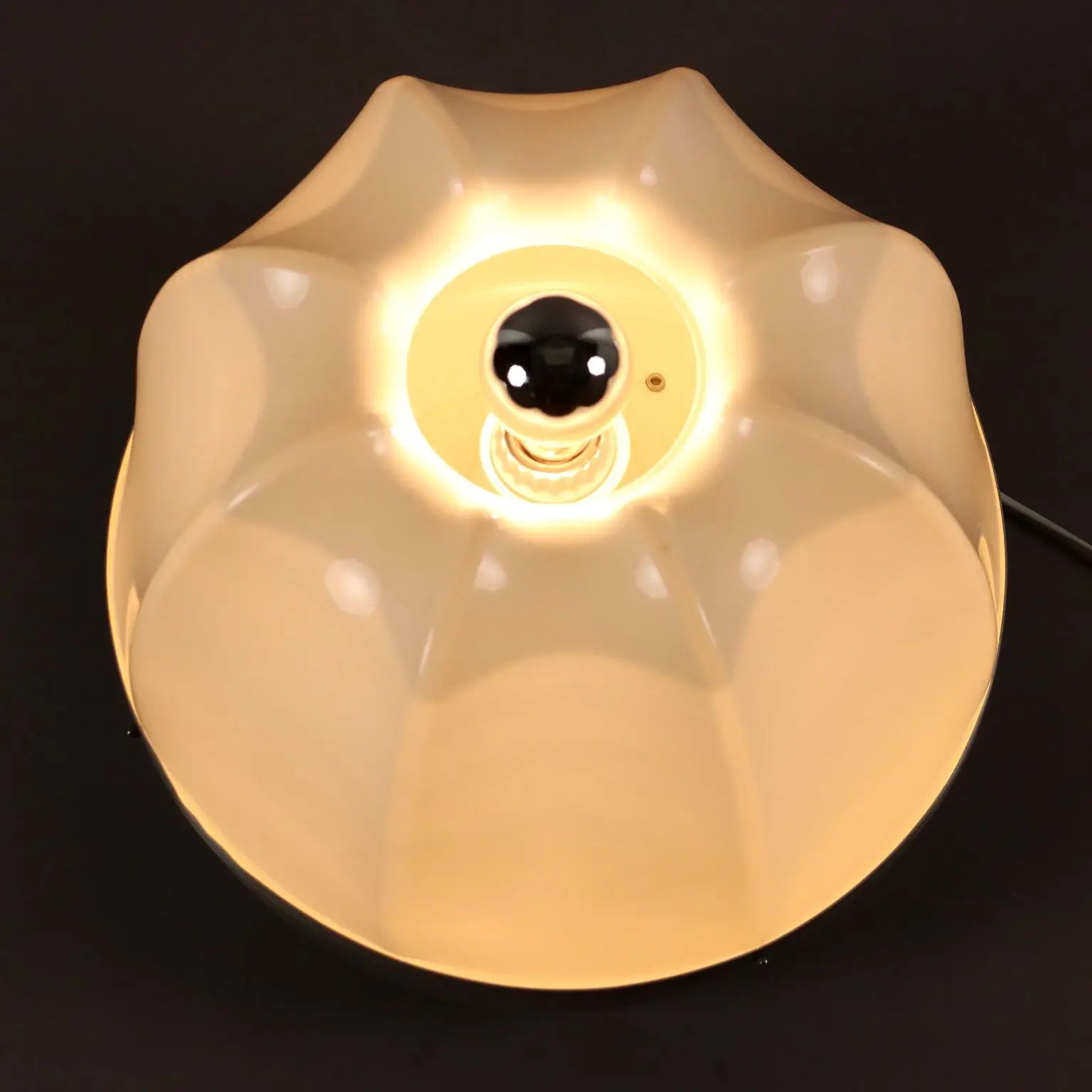 Vintage Table Lamp Aluminium Methacrylate Italy 1970s | Modernism | Lighting