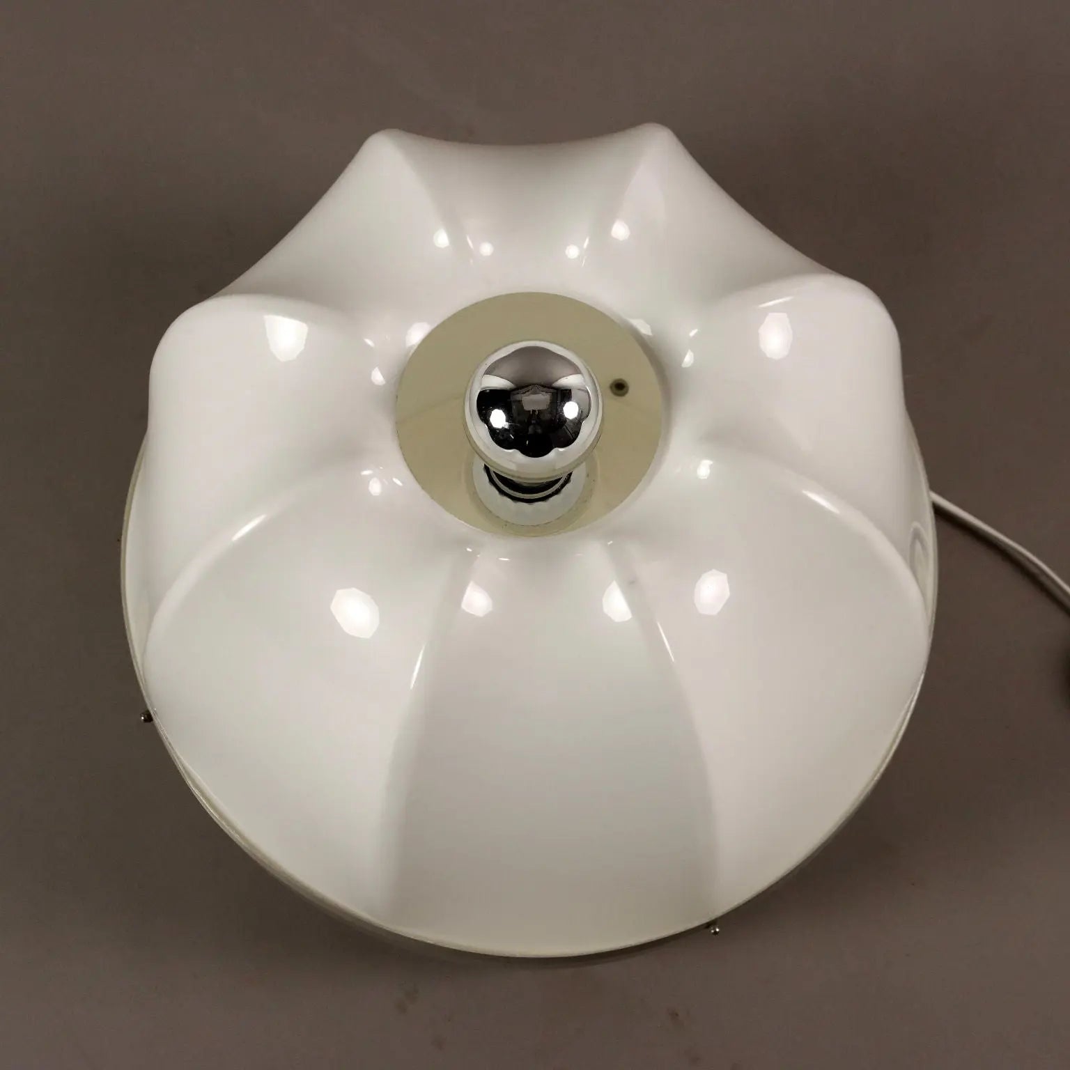Vintage Table Lamp Aluminium Methacrylate Italy 1970s | Modernism | Lighting