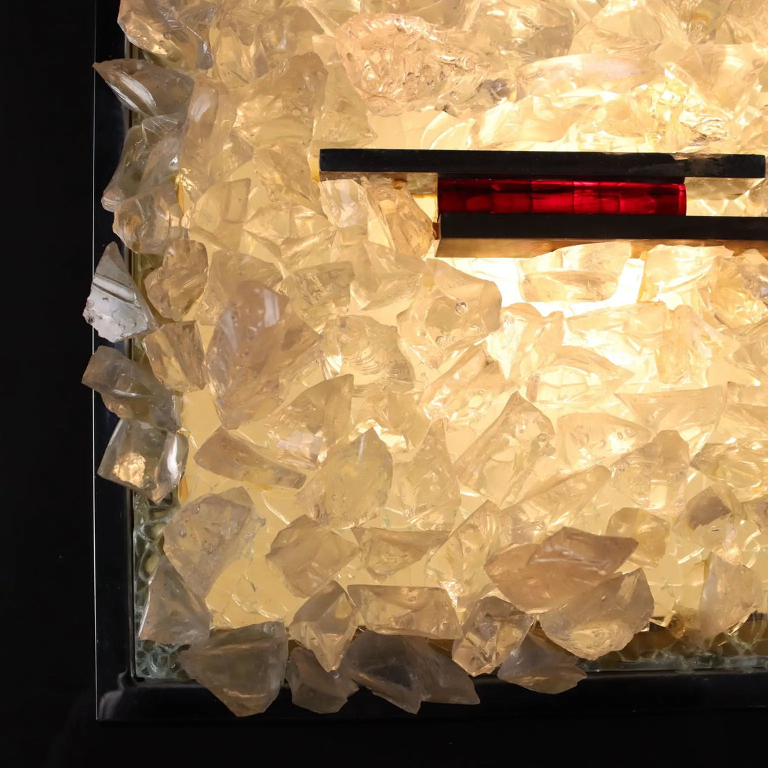 Vintage Panel with Light Design Angelo Brotto for Esperia 1970s - 70's | Modernism | Lighting