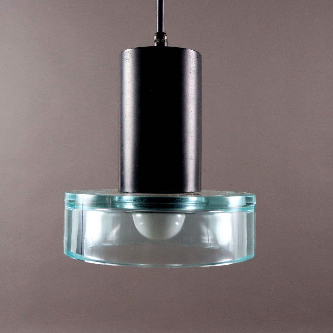 Vintage Ceiling Lamps Aluminium Glass Italy 1960s | Modernism  Lighting