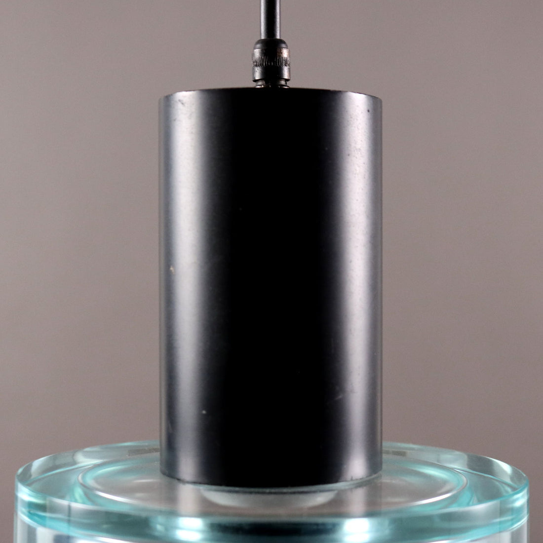 Vintage Ceiling Lamps Aluminium Glass Italy 1960s | Modernism  Lighting