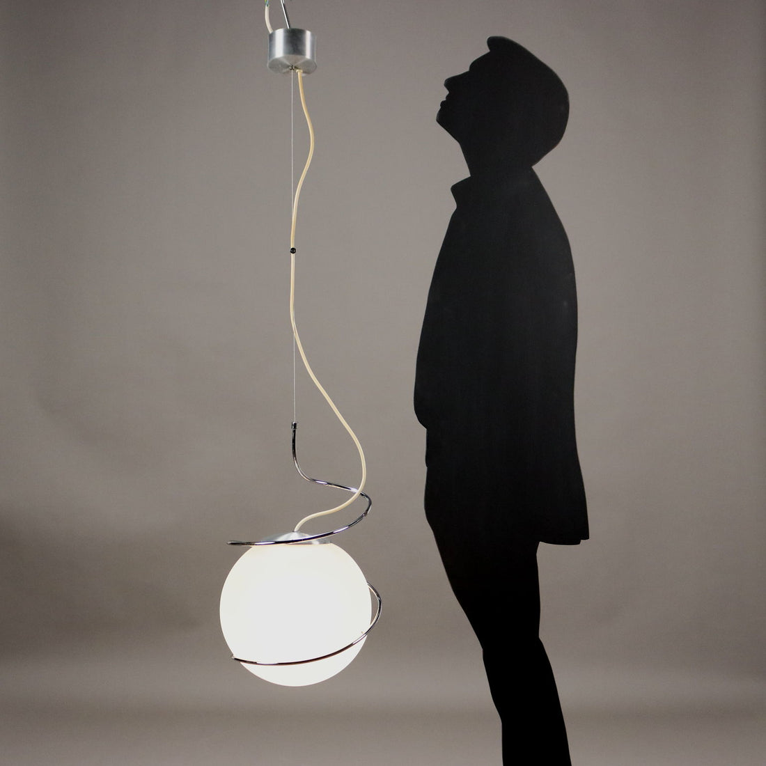 Vintage Chandelier Aluminium Metal Italy 1970s-1980s | Modernism  Lighting