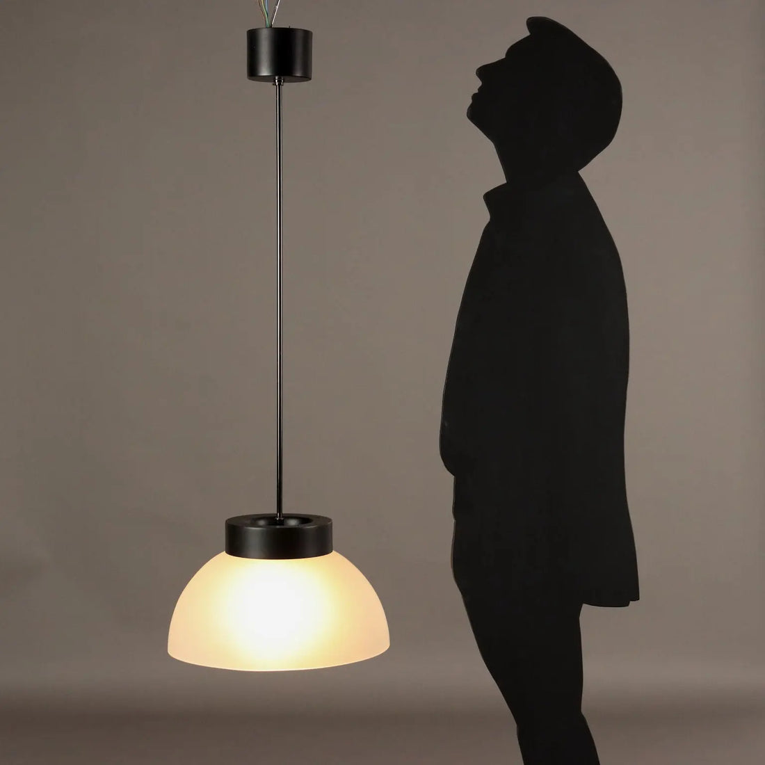 Vintage Ceiling Lamp Aluminium Glass Italy 1970s | Modernism | Lighting