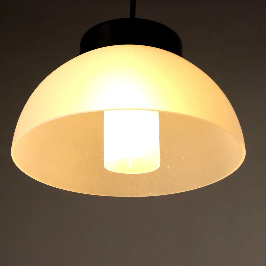 Vintage Ceiling Lamp Aluminium Glass Italy 1970s | Modernism | Lighting