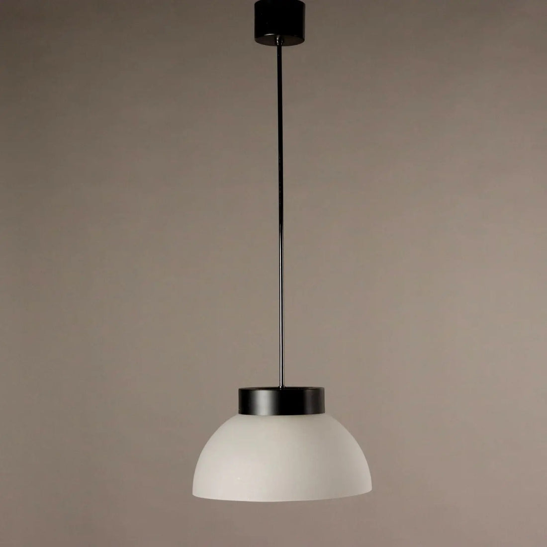 Vintage Ceiling Lamp Aluminium Glass Italy 1970s | Modernism | Lighting