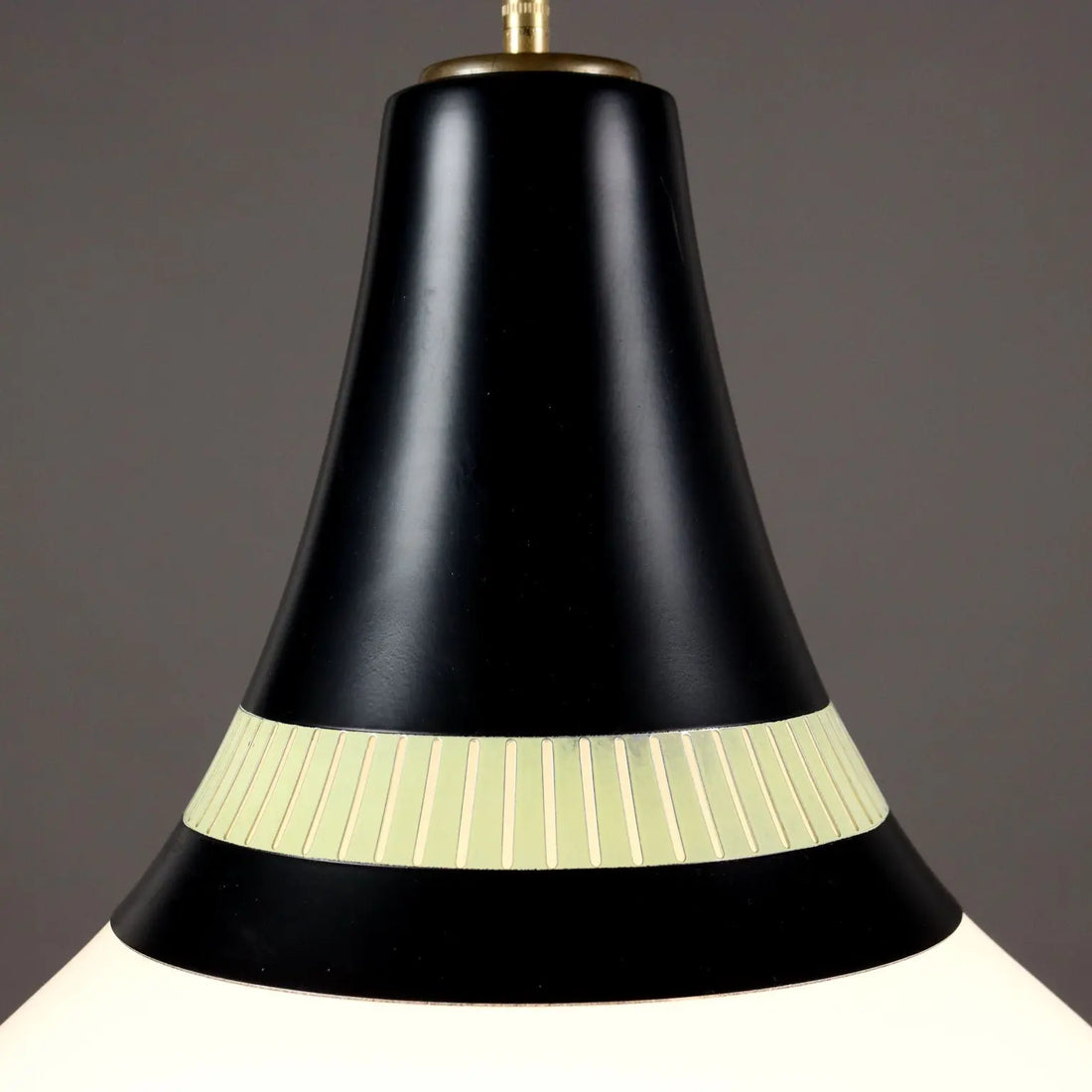 Vintage Stilnovo Lamp Aluminium Glass Italy 1960s | Modernism | Lighting