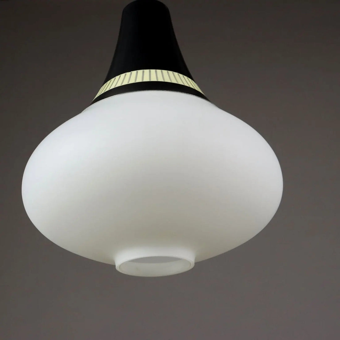 Vintage Stilnovo Lamp Aluminium Glass Italy 1960s | Modernism | Lighting