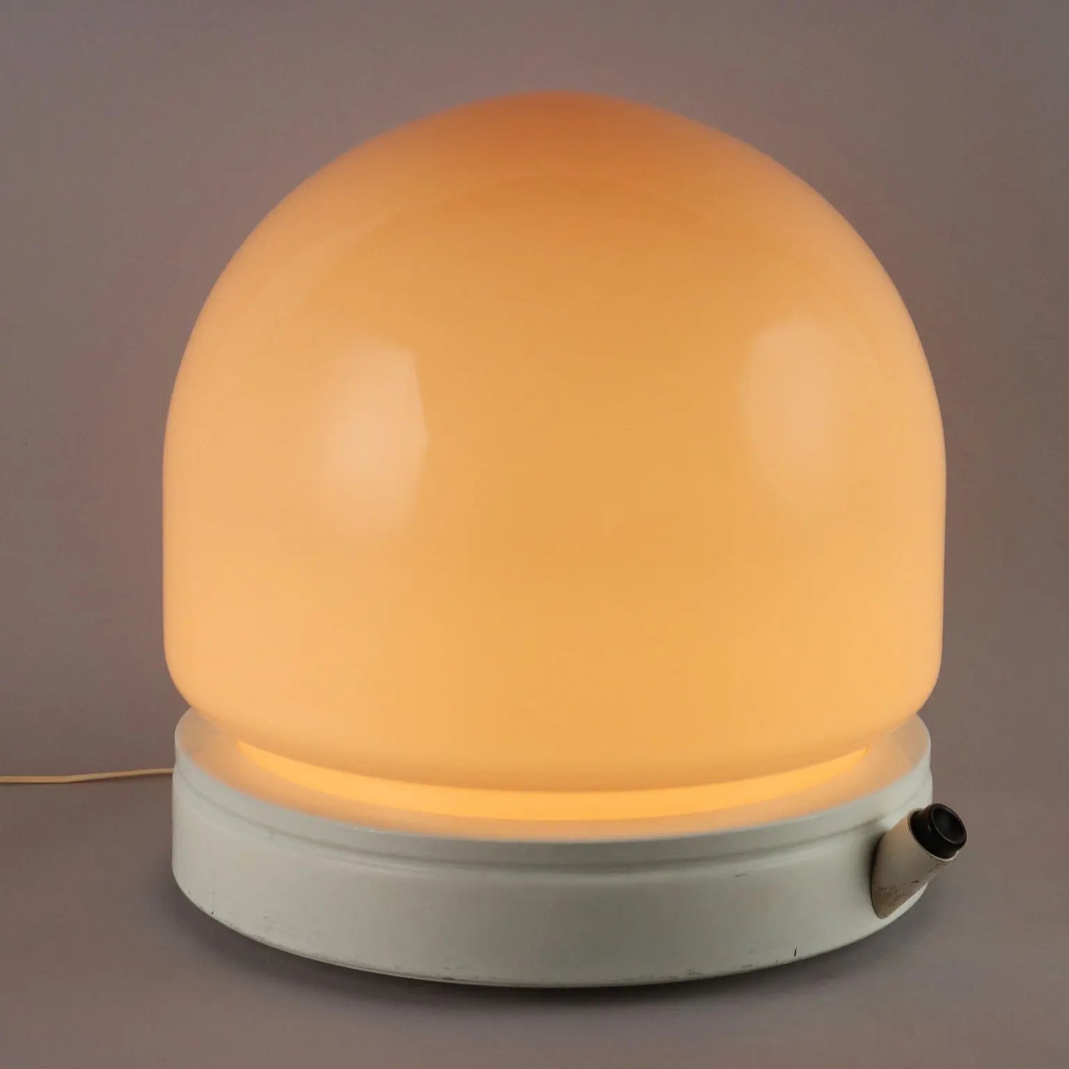 Vintage Stilnovo Table Lamp Aluminium Glass Design Italy 1960s | Modernism | Lighting