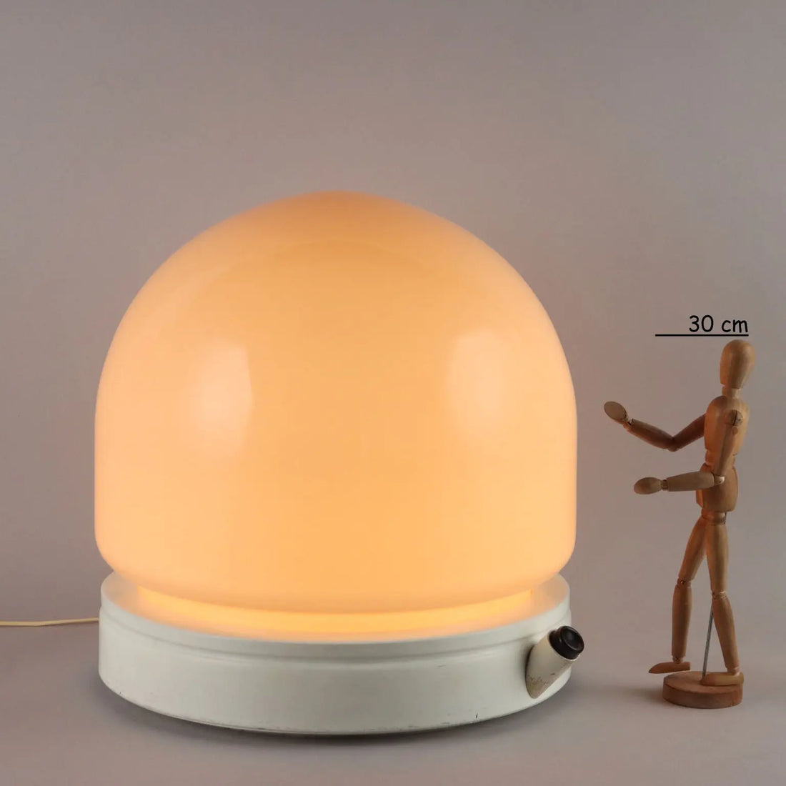 Vintage Stilnovo Table Lamp Aluminium Glass Design Italy 1960s | Modernism | Lighting