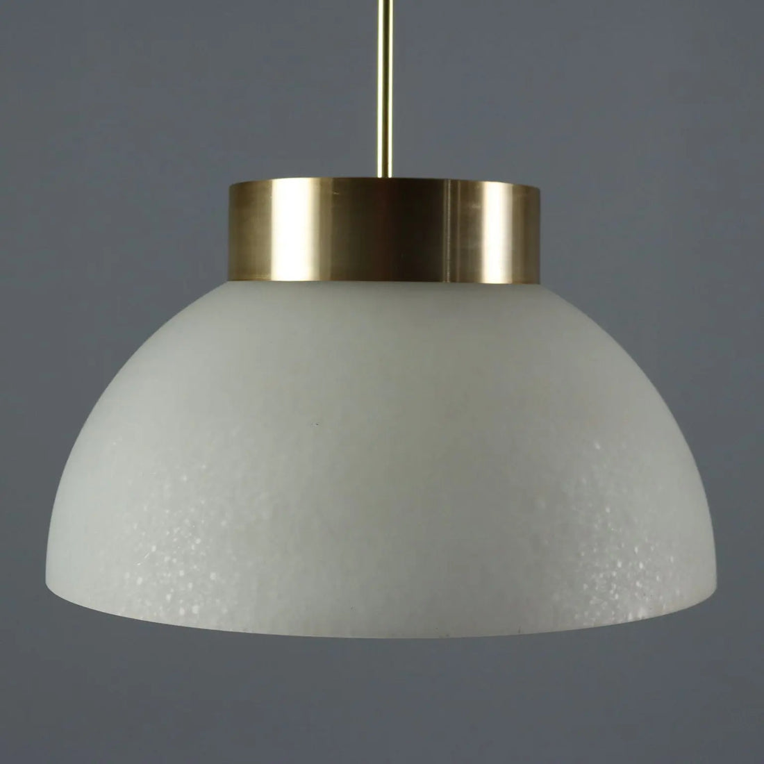 Pendant Lamp in Aluminum and Glass, 1960s