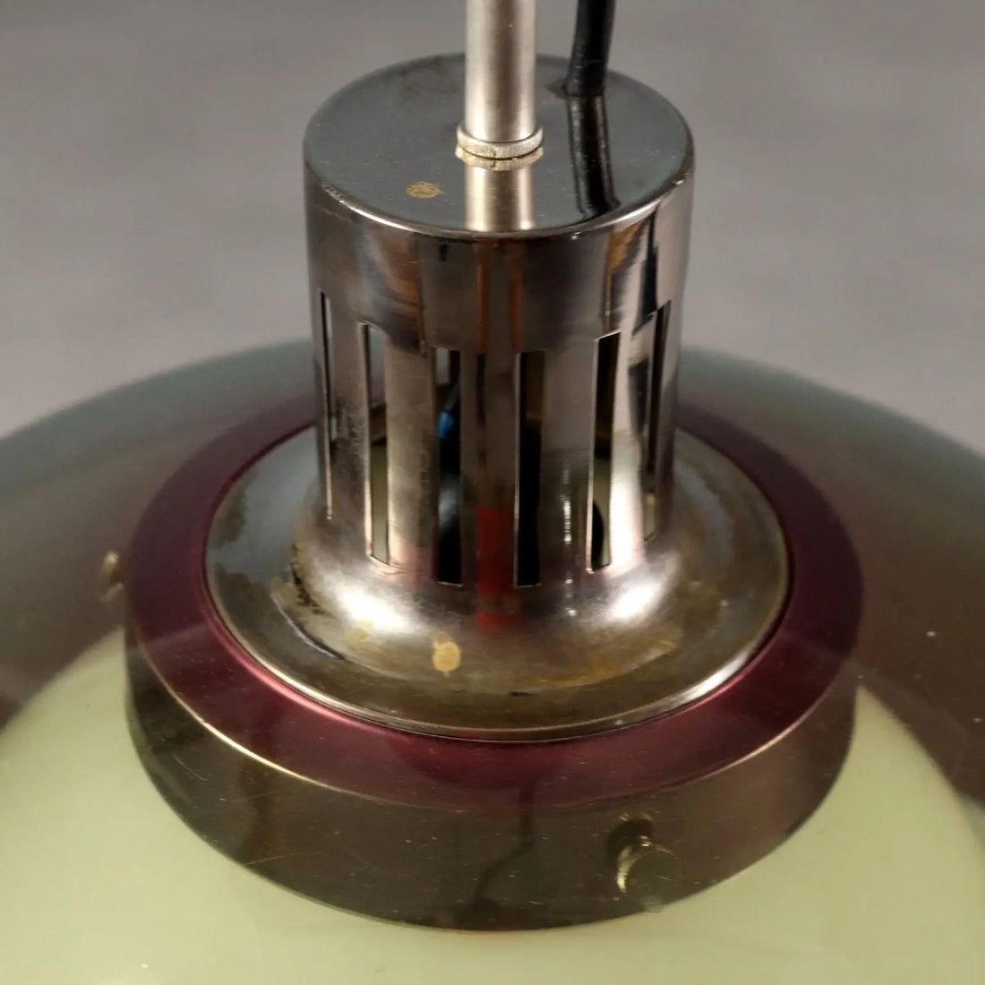 Ceiling Lamp in Methacrylate and Glass, 1960s