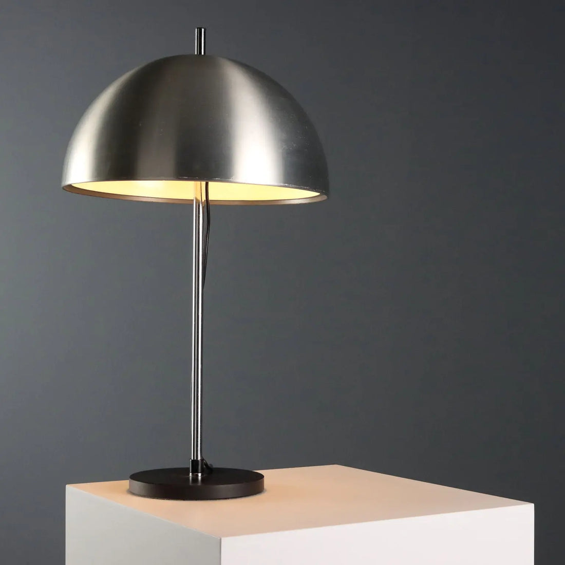 Vintage Table Lamp Design Aluminium Metal Italy 1960s | Modernism | Lighting