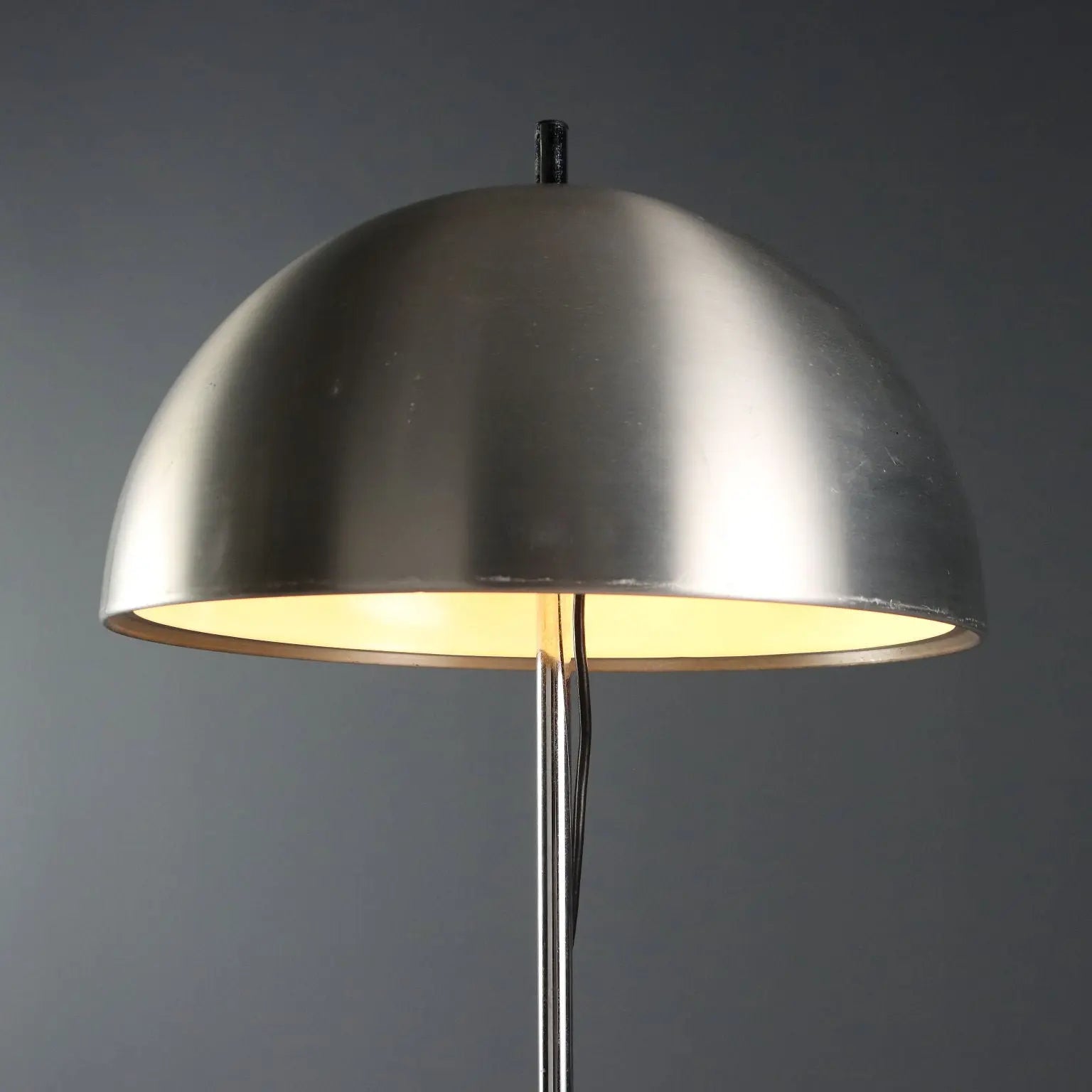 Vintage Table Lamp Design Aluminium Metal Italy 1960s | Modernism | Lighting