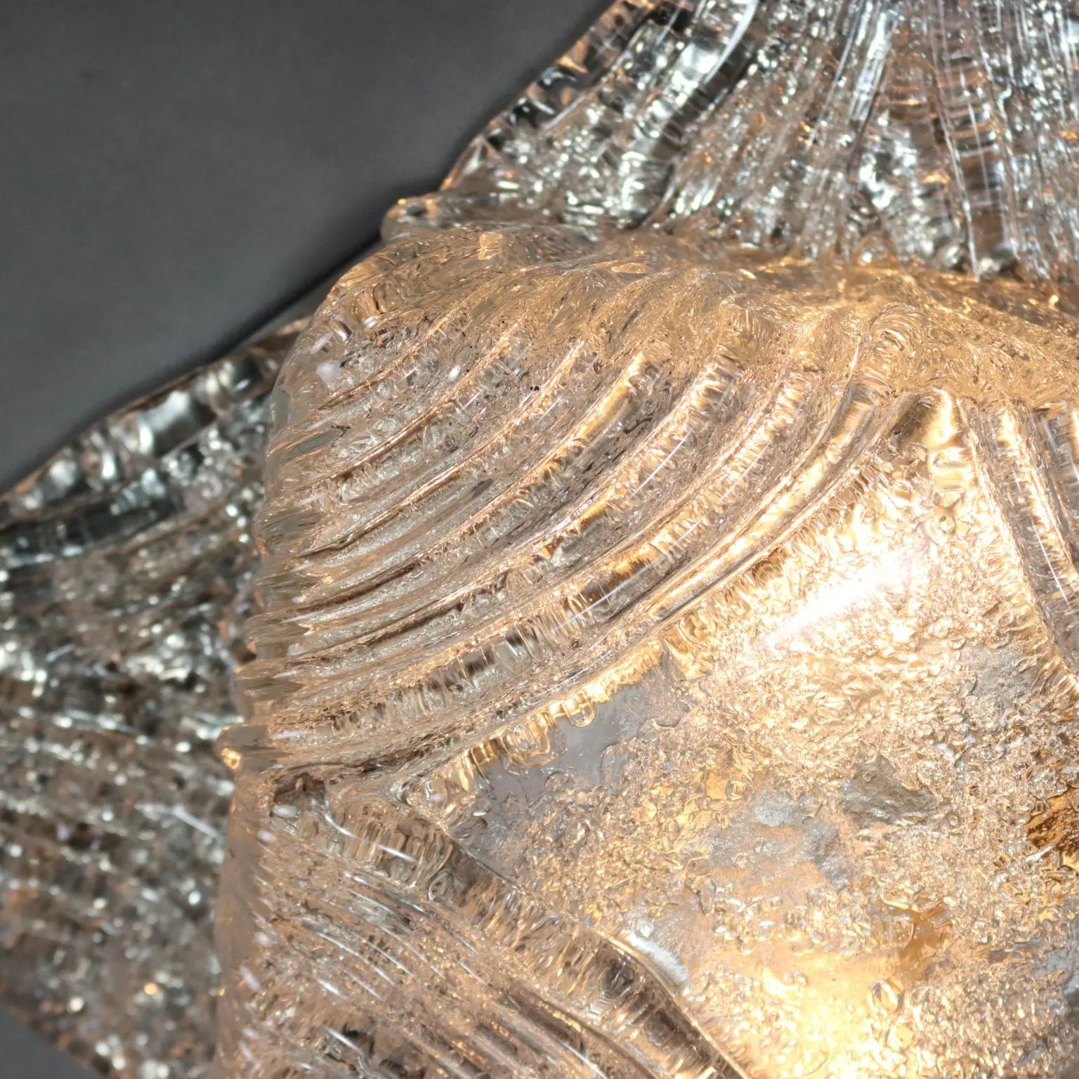 Vintage Ceiling Lamp Blown Glass Design Italy 1960s-1970s | Modernism | Lighting