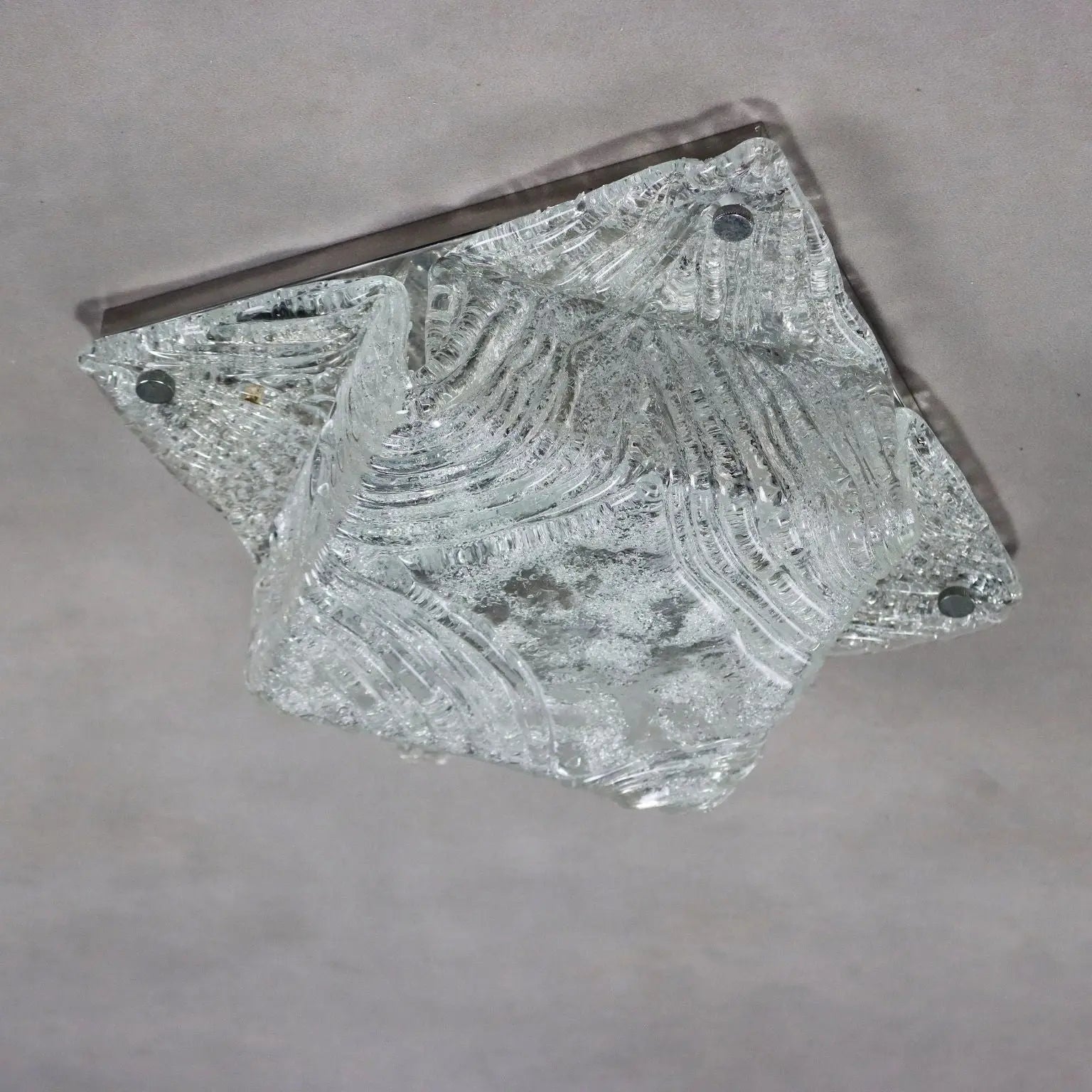 Vintage Ceiling Lamp Blown Glass Design Italy 1960s-1970s | Modernism | Lighting