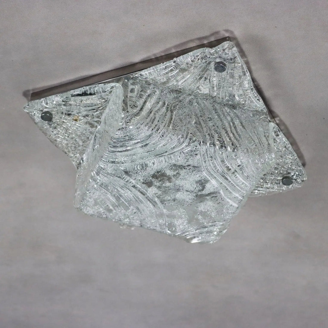 Vintage Ceiling Lamp Blown Glass Design Italy 1960s-1970s | Modernism | Lighting