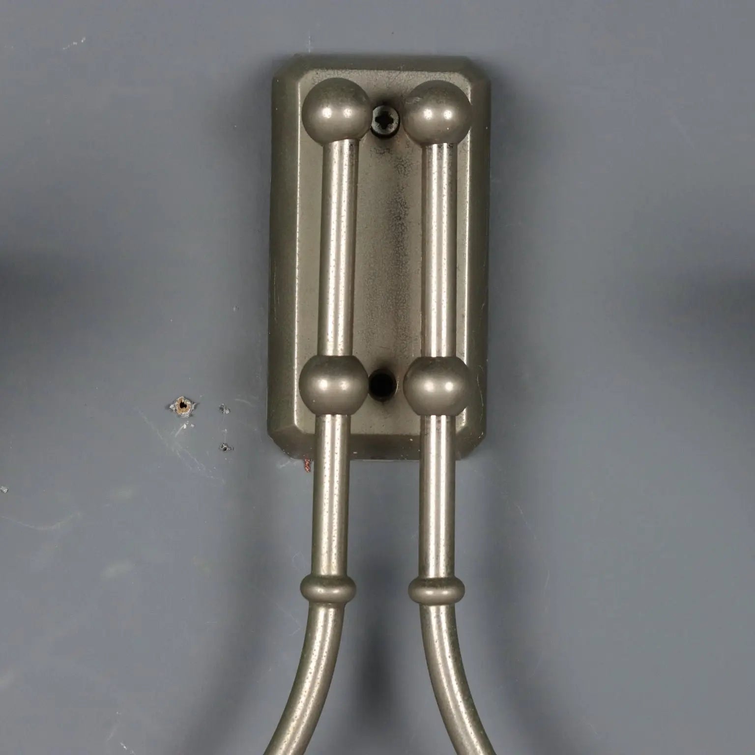 Vintage Wall Lamp Glass Double Socket Design Italy 1960s | Modernism | Lighting