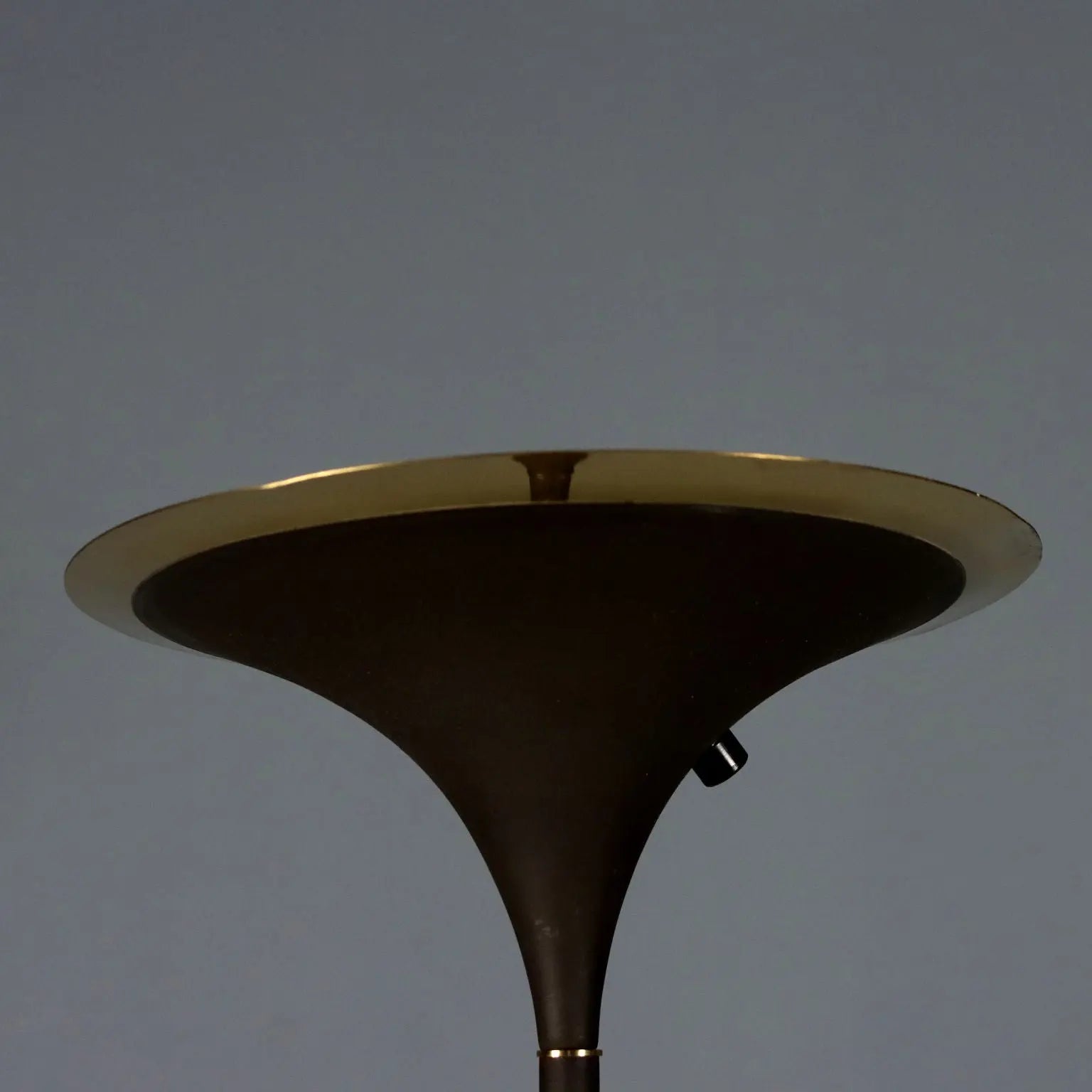 Vintage Lamp Enamelled Metal Brass Design Italy 1980s | Modernism | Lighting