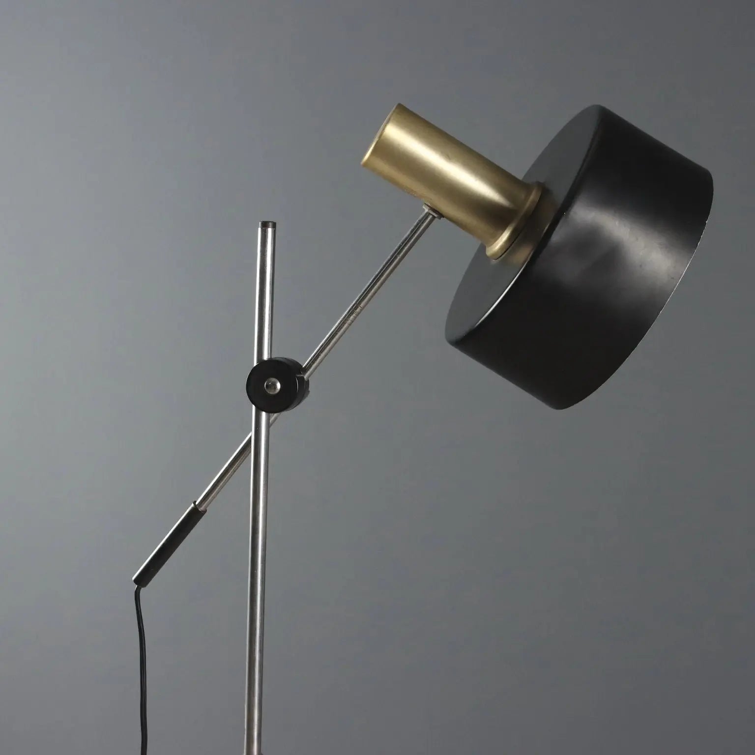 Vintage Floor Lamp Aluminium Metal Design Italy 1960s | Modernism | Lighting