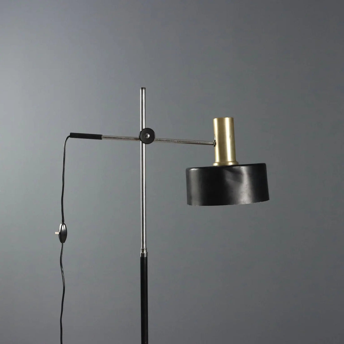Vintage Floor Lamp Aluminium Metal Design Italy 1960s | Modernism | Lighting