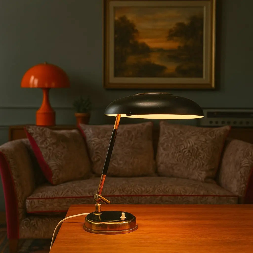Vintage Lamp Aluminium Design Oscar Torlasco Italy 1960s - Design by Oscar Torlasco | Modernism | Lighting