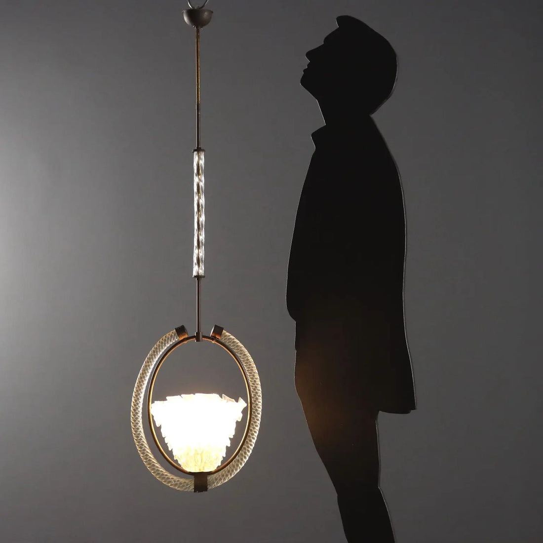 Vintage Chandelier Design Murano Glass Italy 1940s | Modernism | Lighting