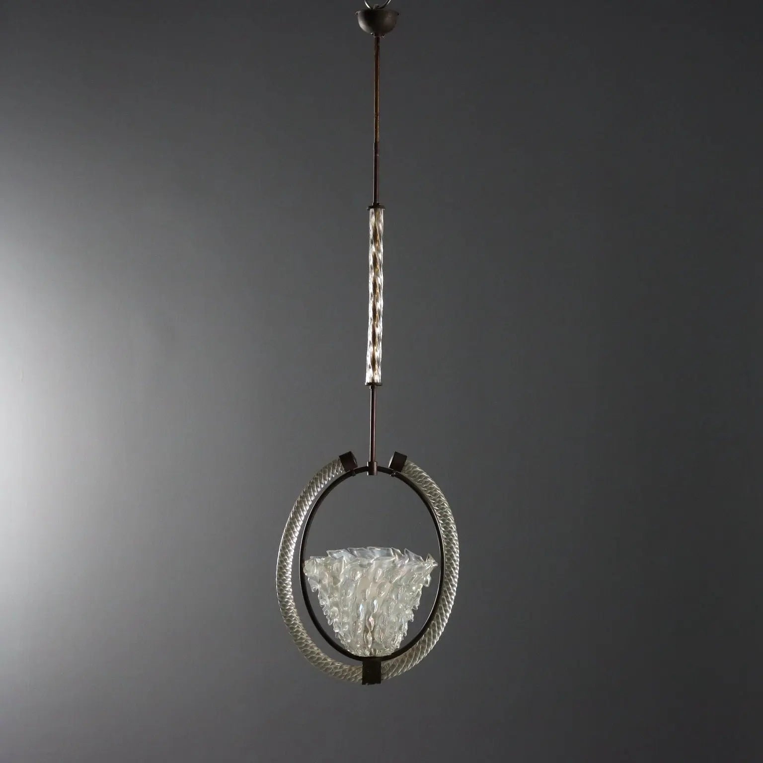 Vintage Chandelier Design Murano Glass Italy 1940s | Modernism | Lighting