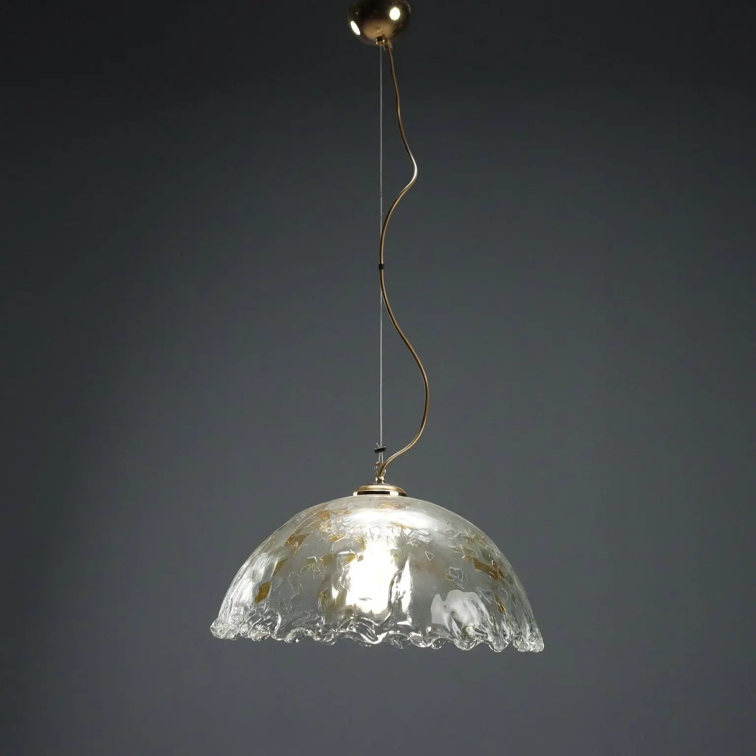 Vintage Ceiling Lamp Coloured and Transparent Glass 1970s | Modernism | Lighting